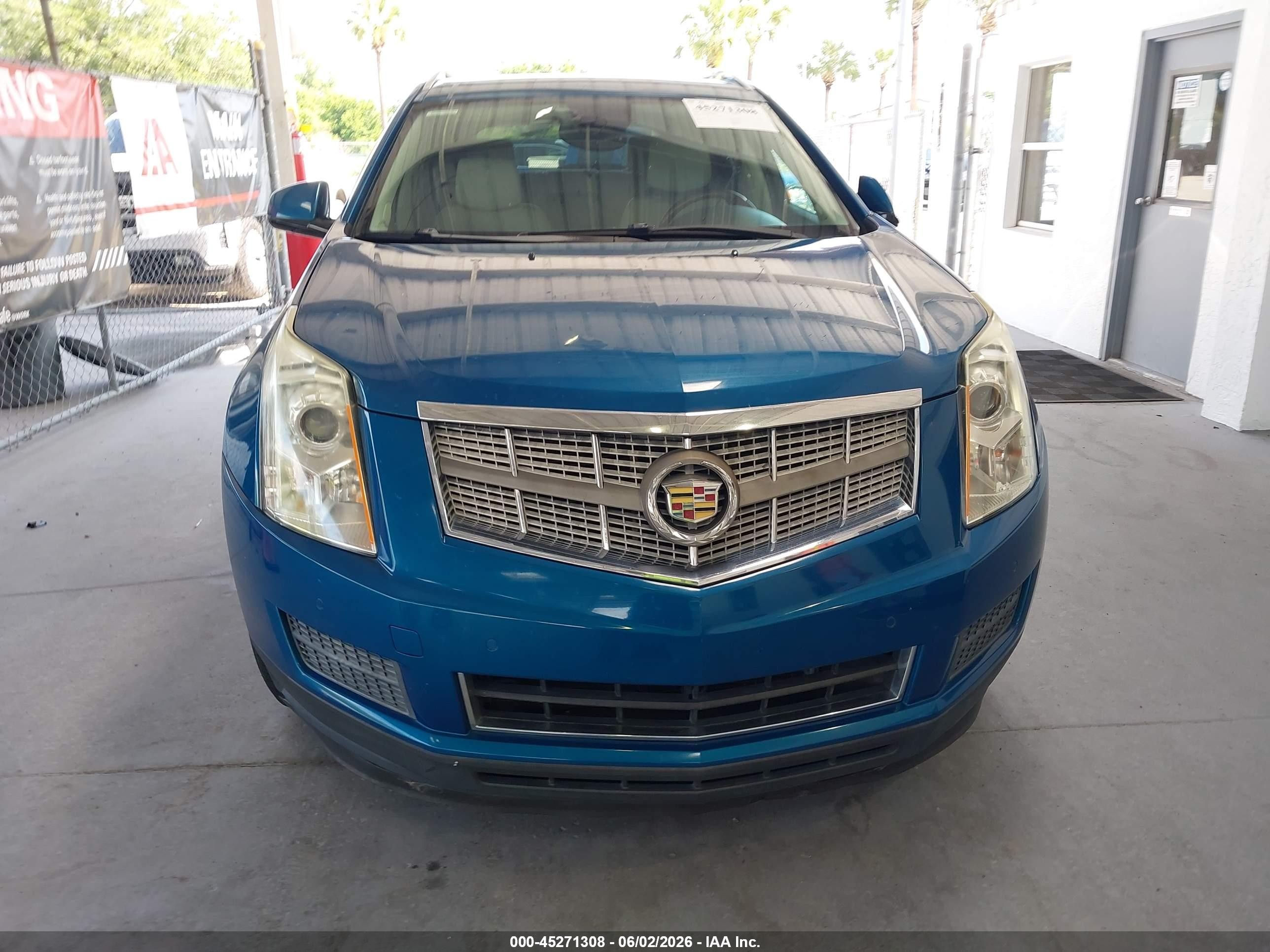 2010 Cadillac Srx Luxury Collection Blue vin: 3GYFNAEY4AS566084