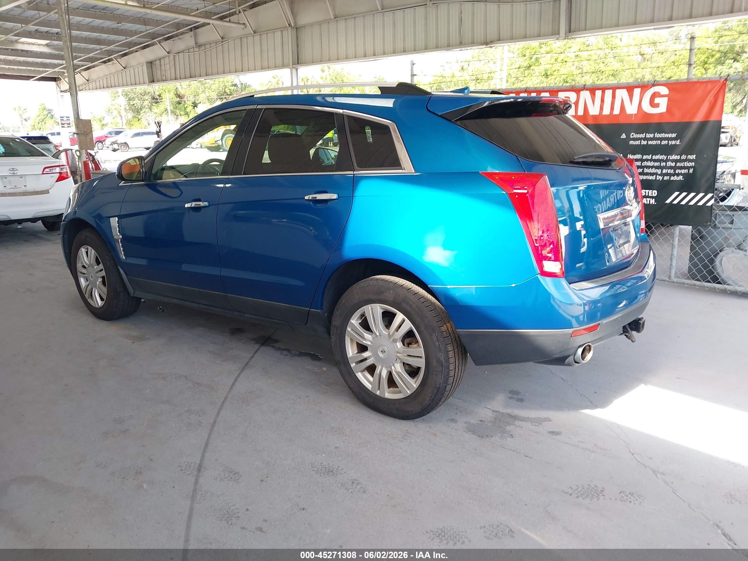 2010 Cadillac Srx Luxury Collection Blue vin: 3GYFNAEY4AS566084