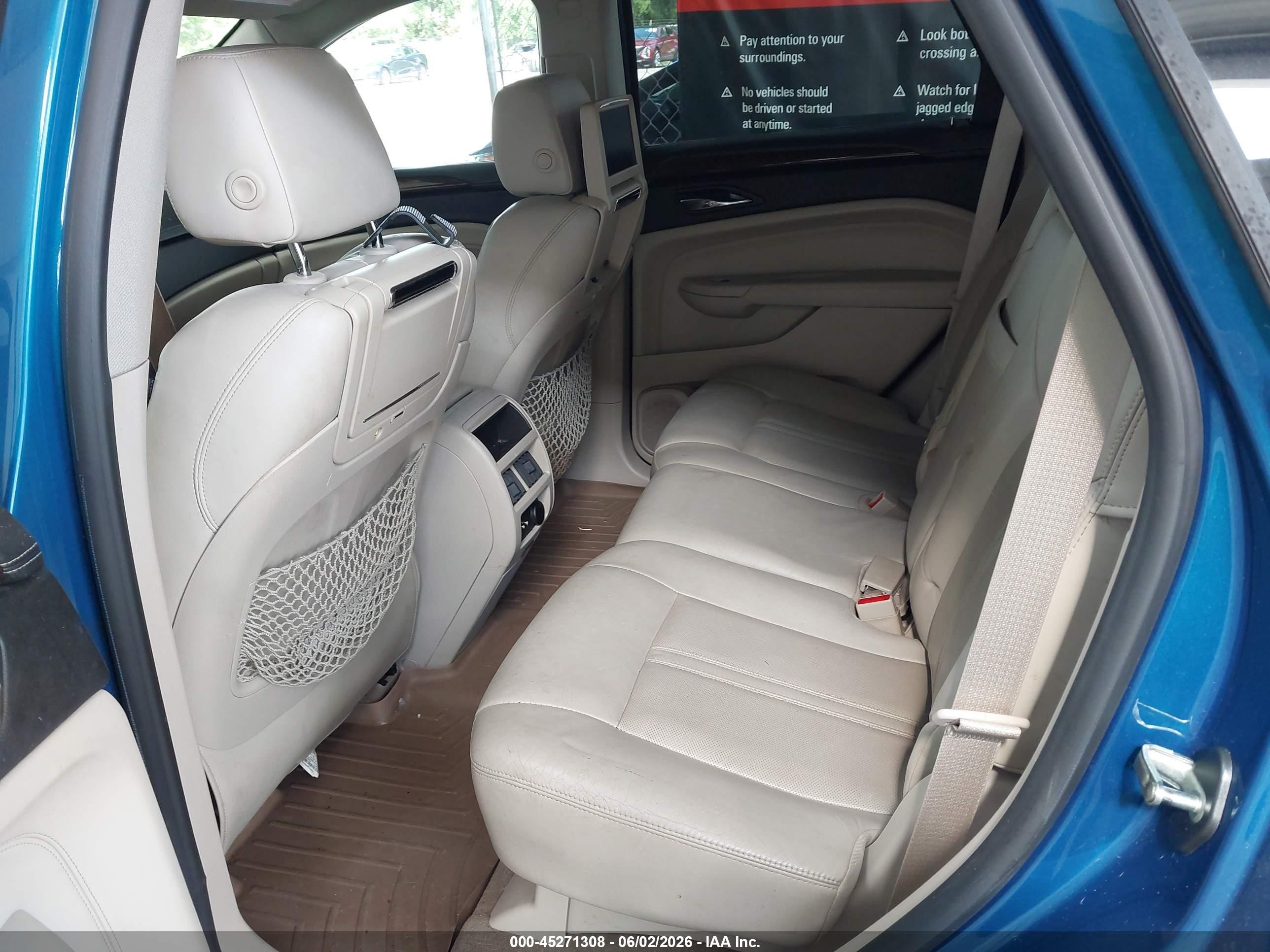2010 Cadillac Srx Luxury Collection Blue vin: 3GYFNAEY4AS566084