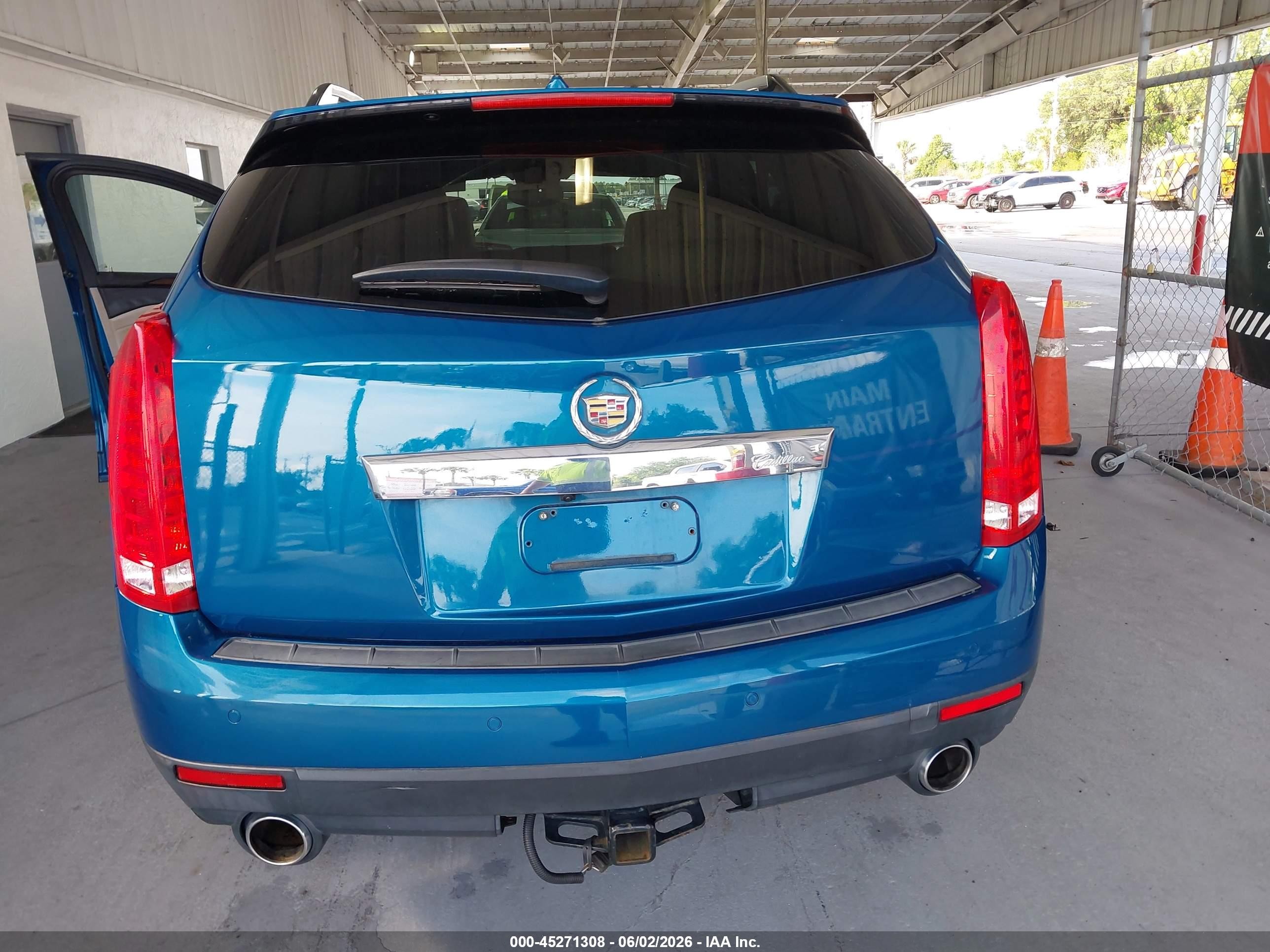 2010 Cadillac Srx Luxury Collection Blue vin: 3GYFNAEY4AS566084