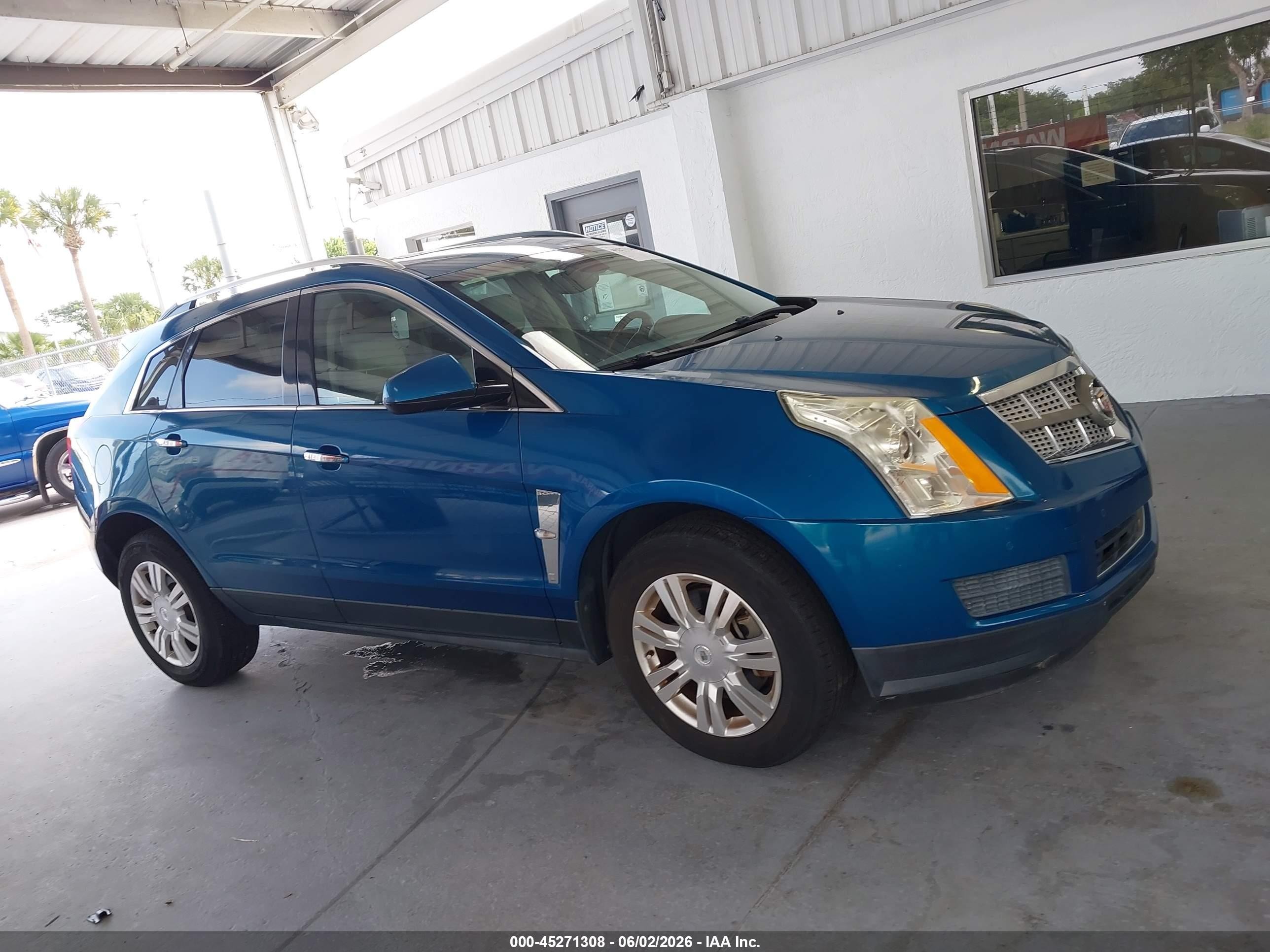 2010 Cadillac Srx Luxury Collection Blue vin: 3GYFNAEY4AS566084