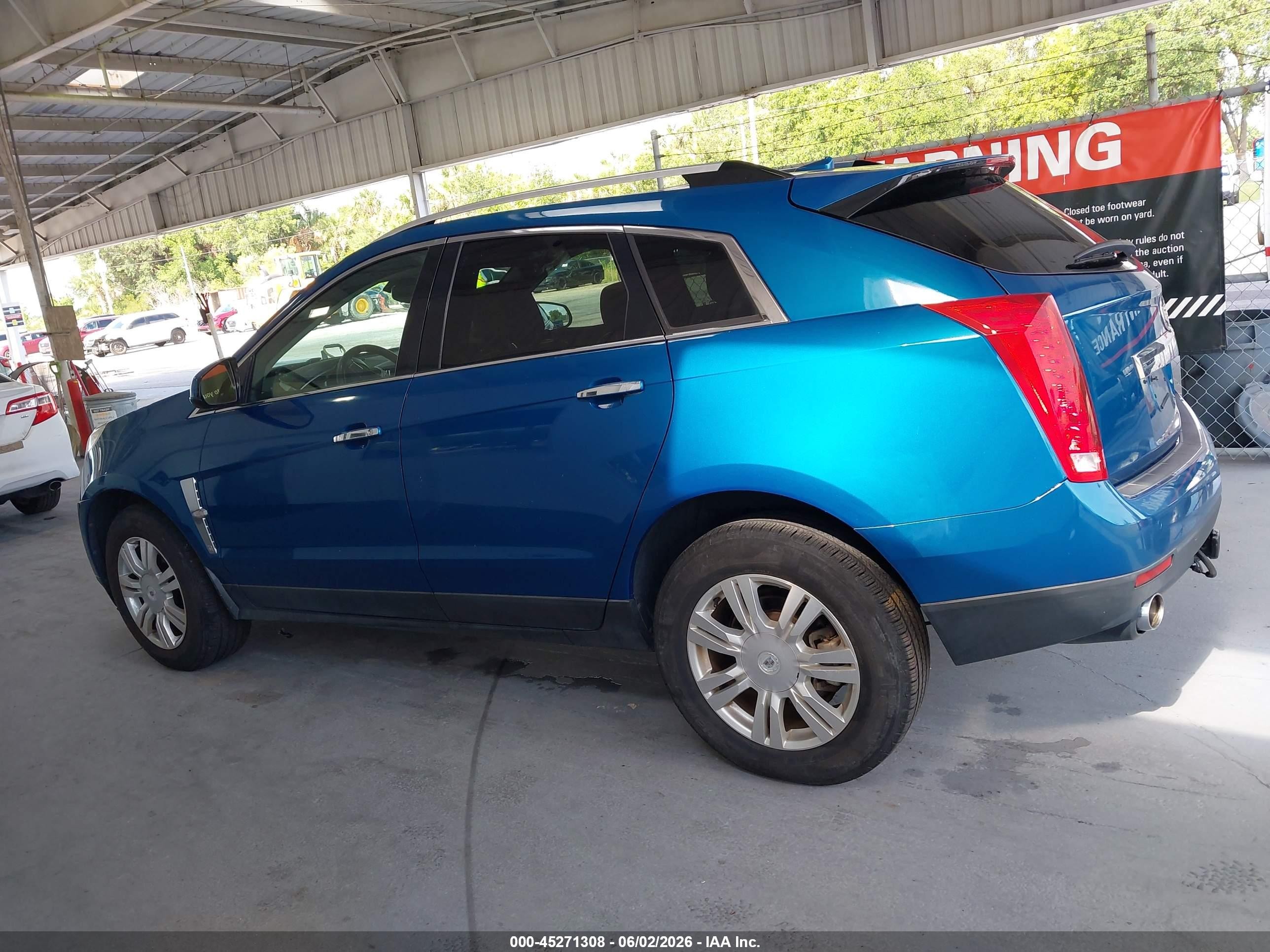 2010 Cadillac Srx Luxury Collection Blue vin: 3GYFNAEY4AS566084