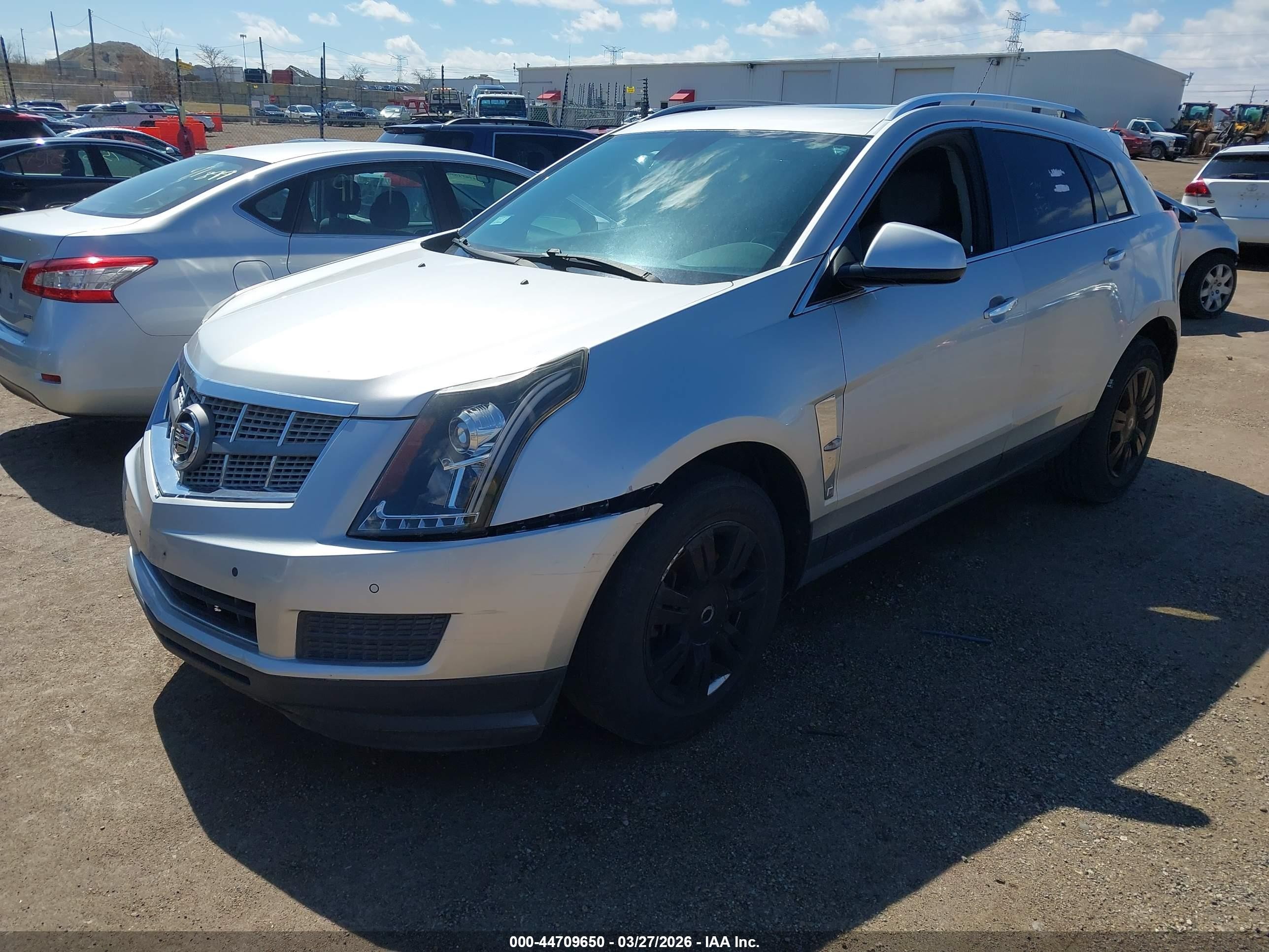 2010 Cadillac Srx Luxury Collection Silver vin: 3GYFNAEY4AS642578