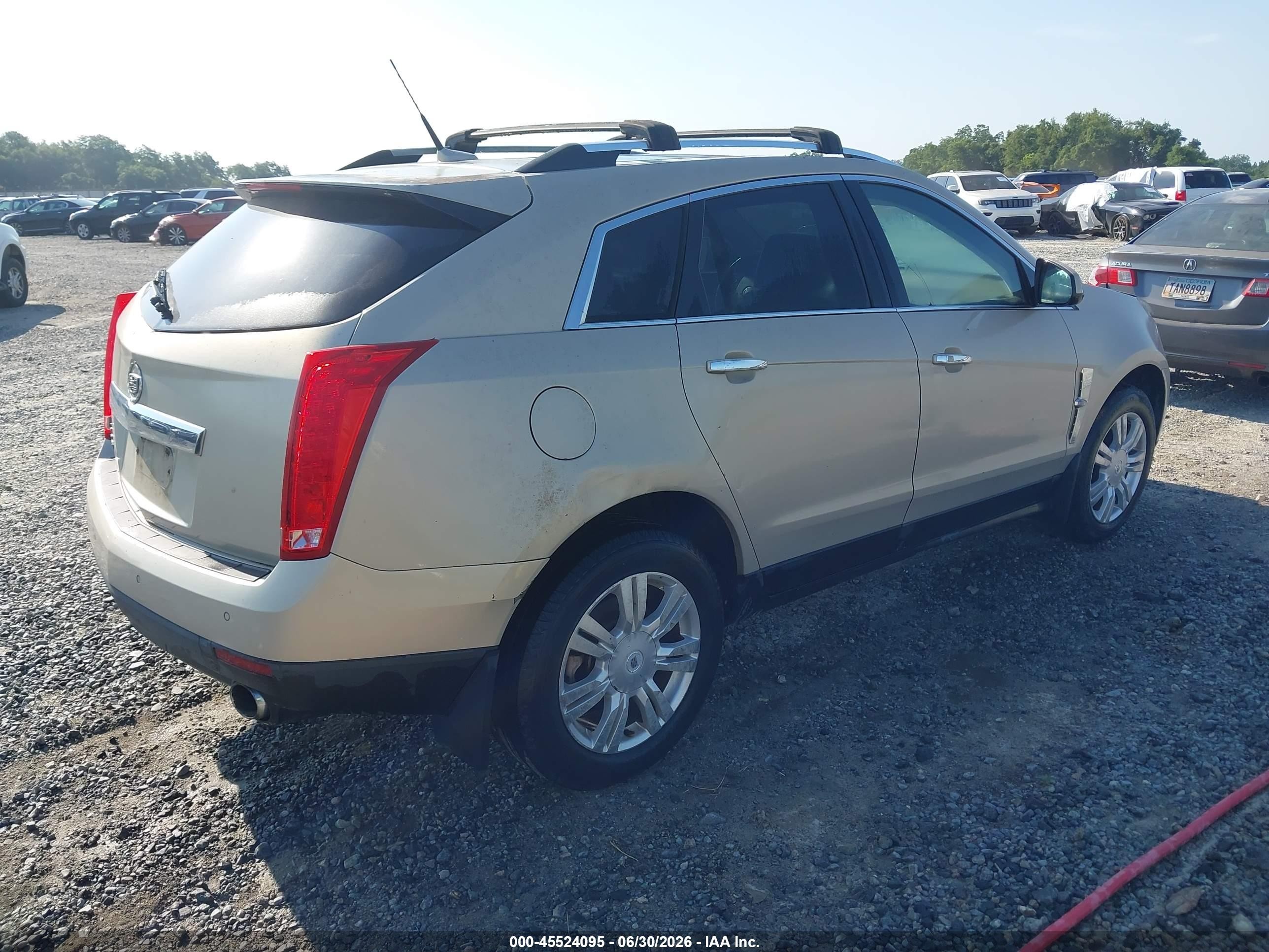 2011 Cadillac Srx Luxury Collection Champagne vin: 3GYFNAEY4BS530610
