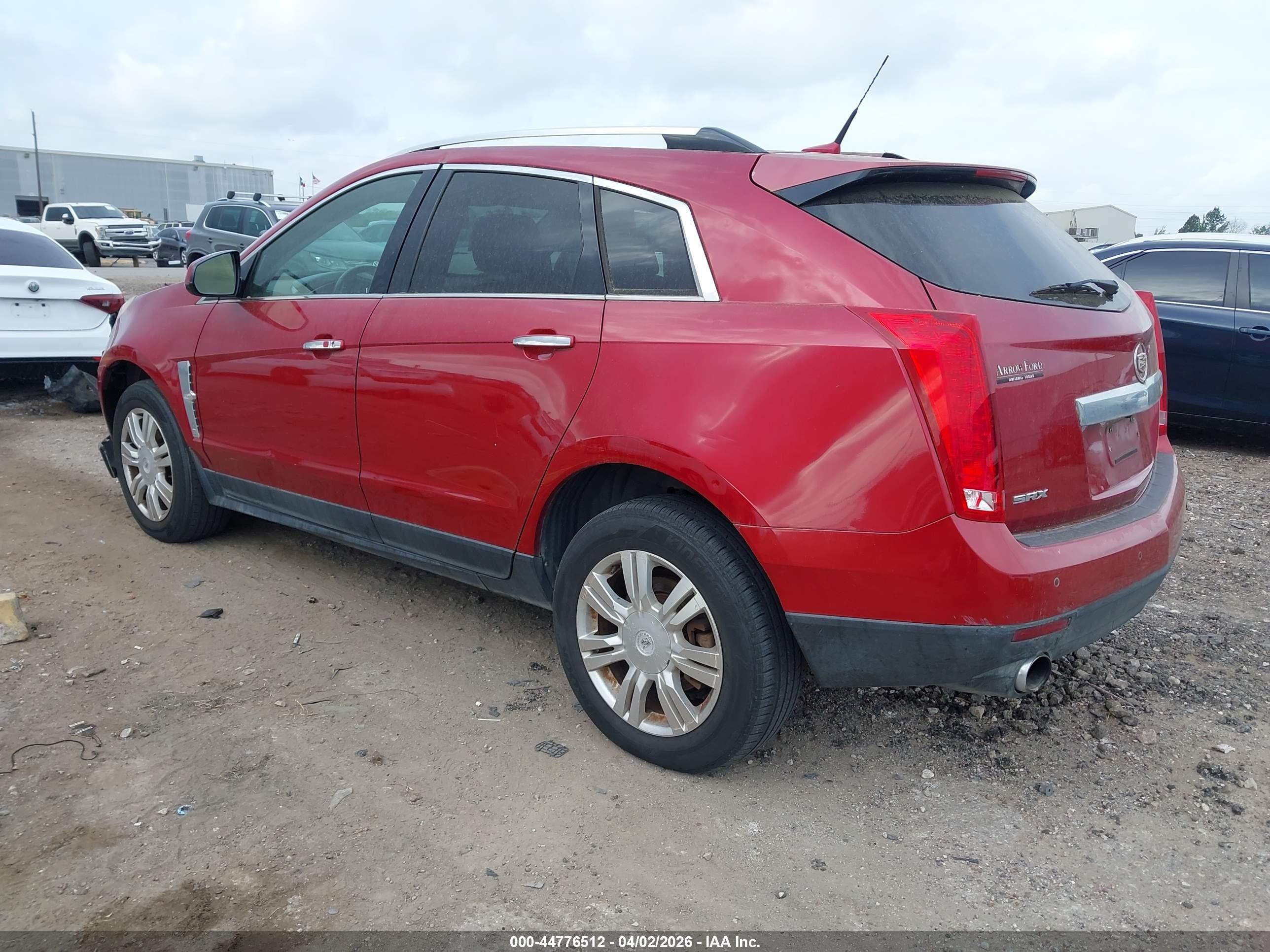 2011 Cadillac Srx Luxury Collection Red vin: 3GYFNAEY4BS571772