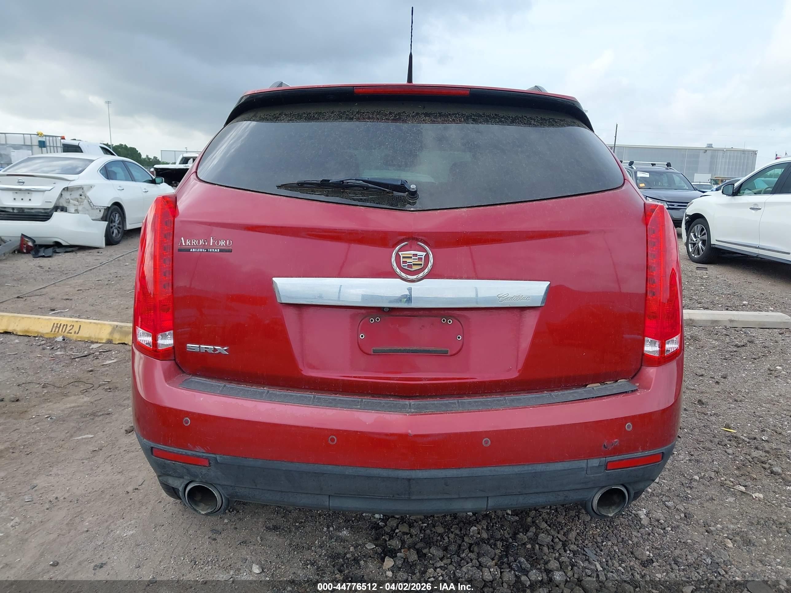 2011 Cadillac Srx Luxury Collection Red vin: 3GYFNAEY4BS571772
