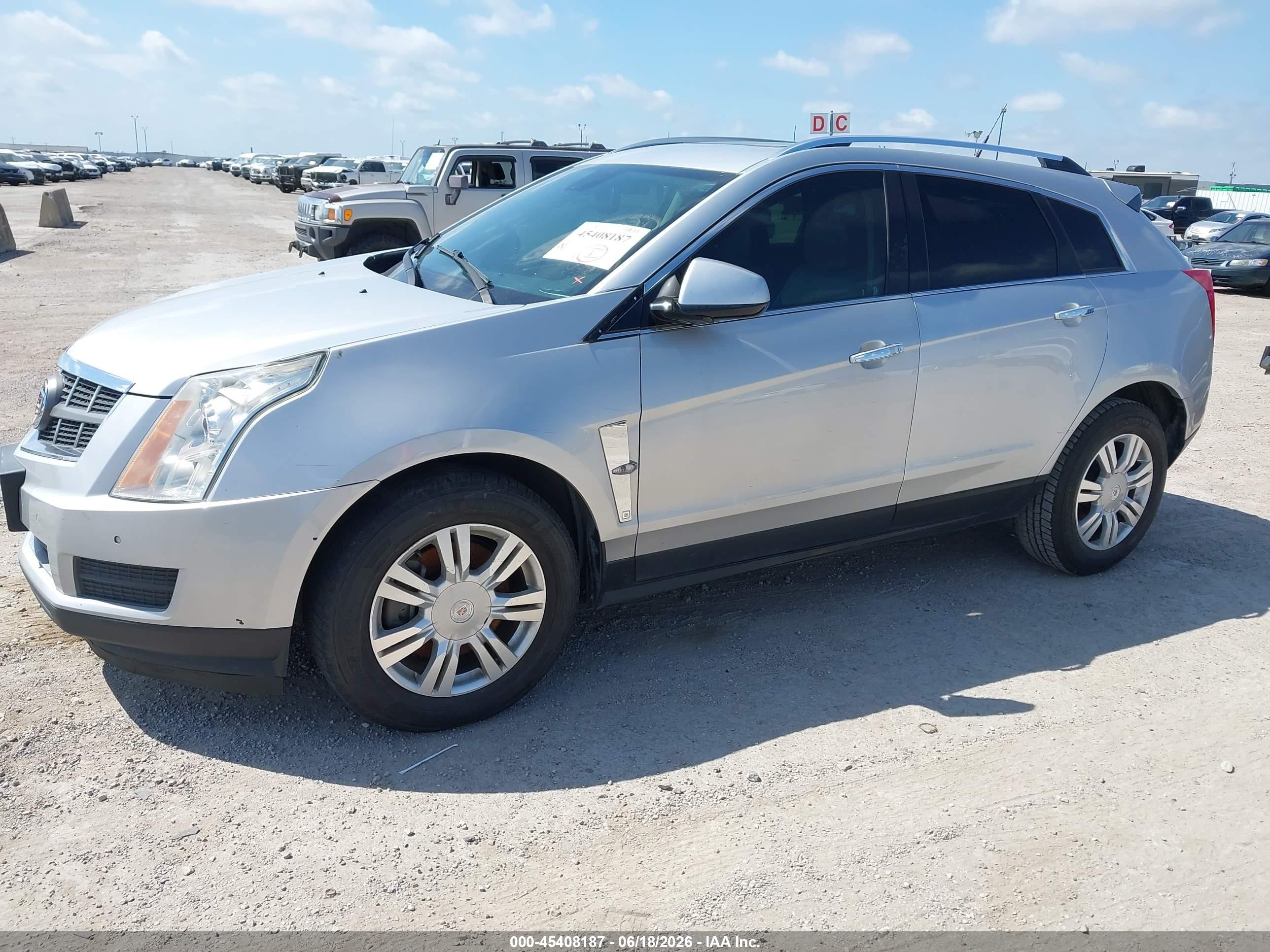 2011 Cadillac Srx Luxury Collection Silver vin: 3GYFNAEY4BS594386