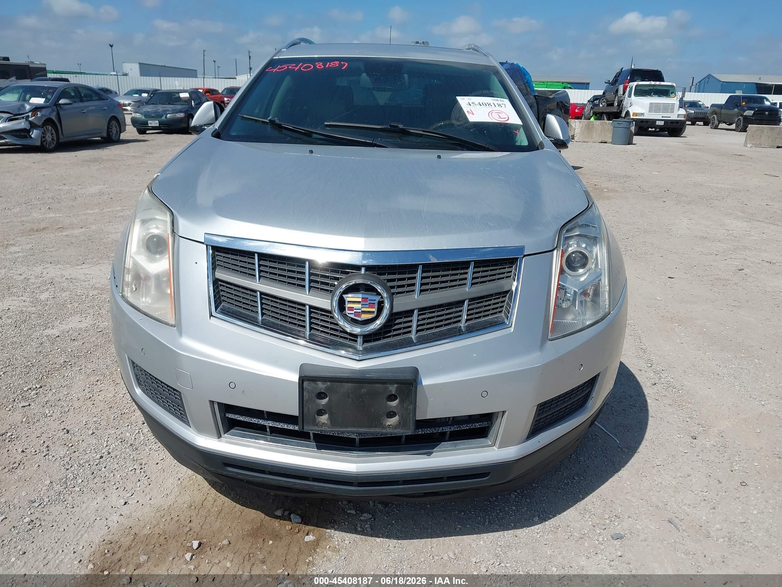 2011 Cadillac Srx Luxury Collection Silver vin: 3GYFNAEY4BS594386
