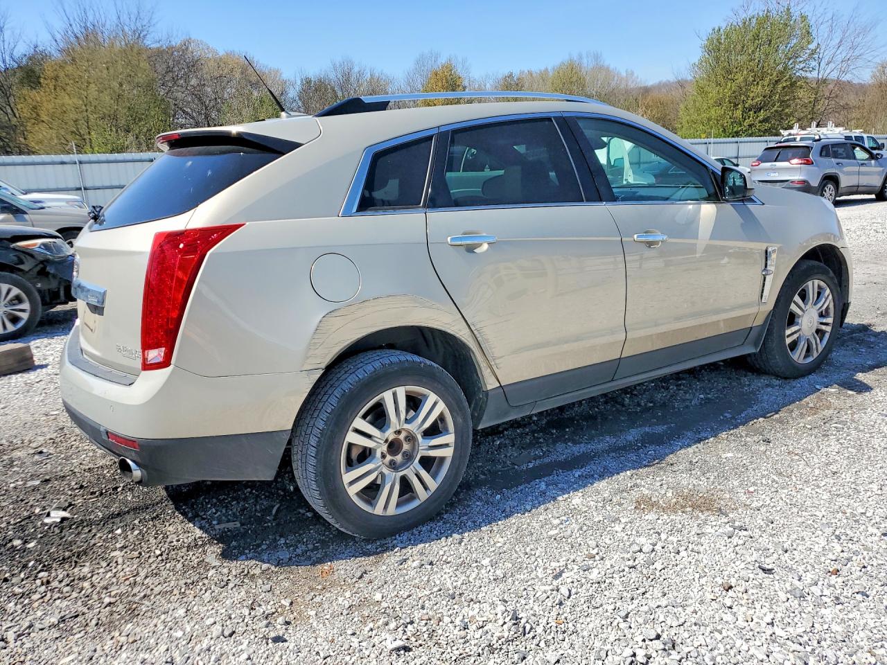 2010 Cadillac Srx Luxury Collection Желто-коричневый vin: 3GYFNAEY5AS515211