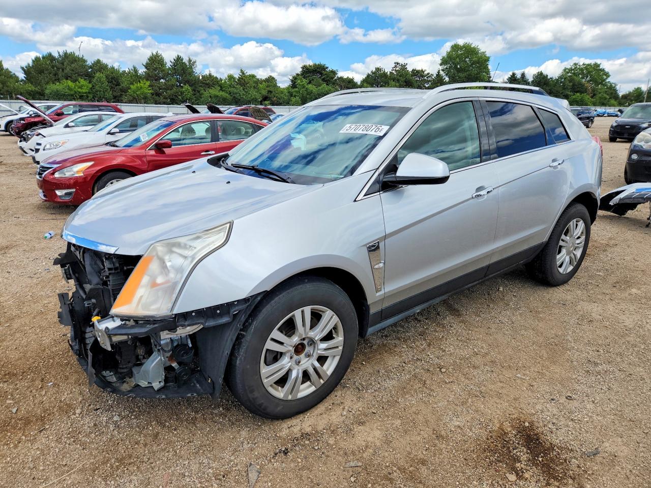 2010 Cadillac Srx Luxury Collection Silver vin: 3GYFNAEY5AS517590