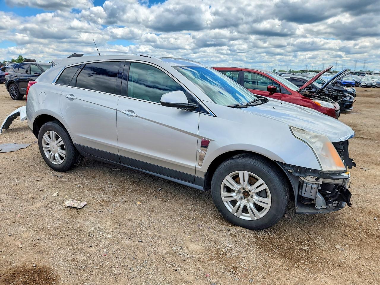 2010 Cadillac Srx Luxury Collection Silver vin: 3GYFNAEY5AS517590
