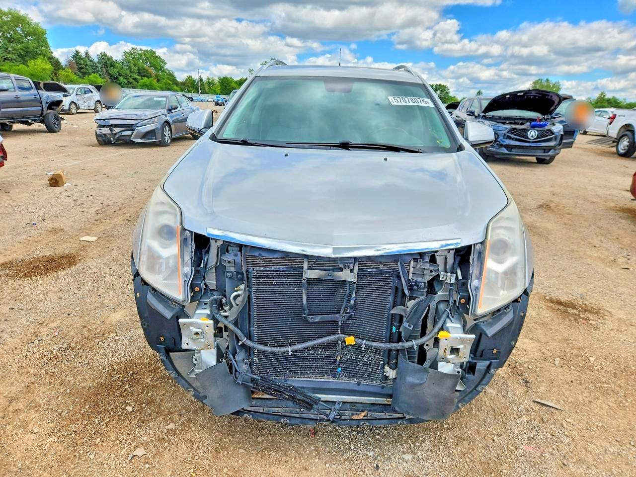 2010 Cadillac Srx Luxury Collection Silver vin: 3GYFNAEY5AS517590