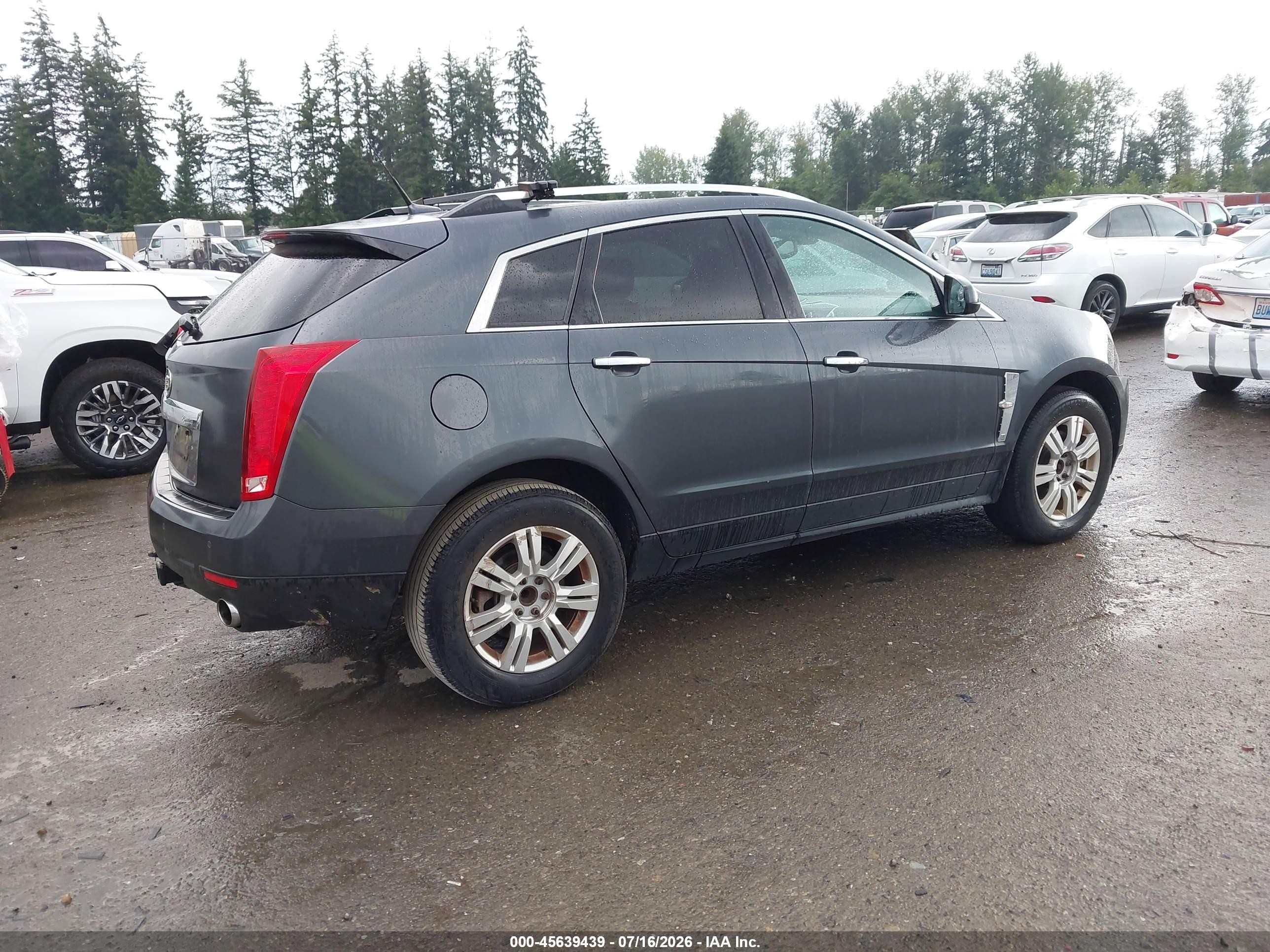2010 Cadillac Srx Luxury Collection Dark Blue vin: 3GYFNAEY5AS522322