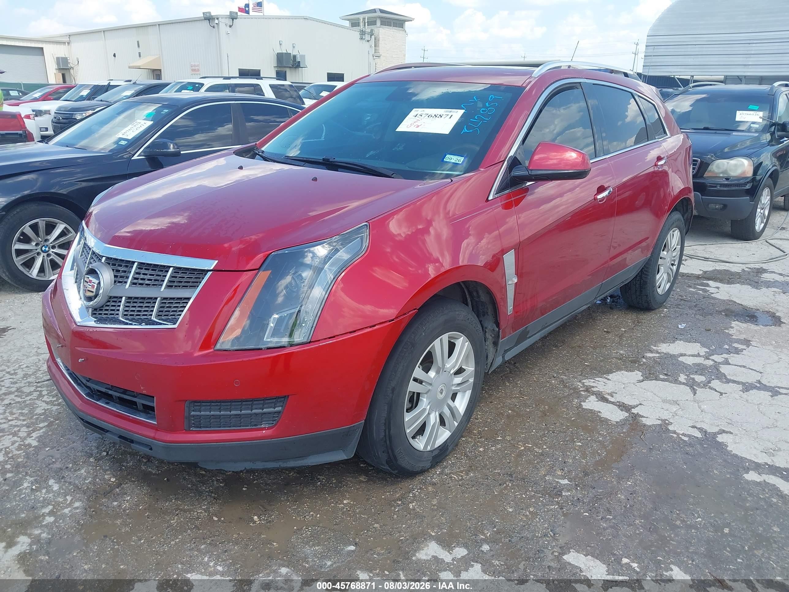 2010 Cadillac Srx Luxury Collection Maroon vin: 3GYFNAEY5AS542859