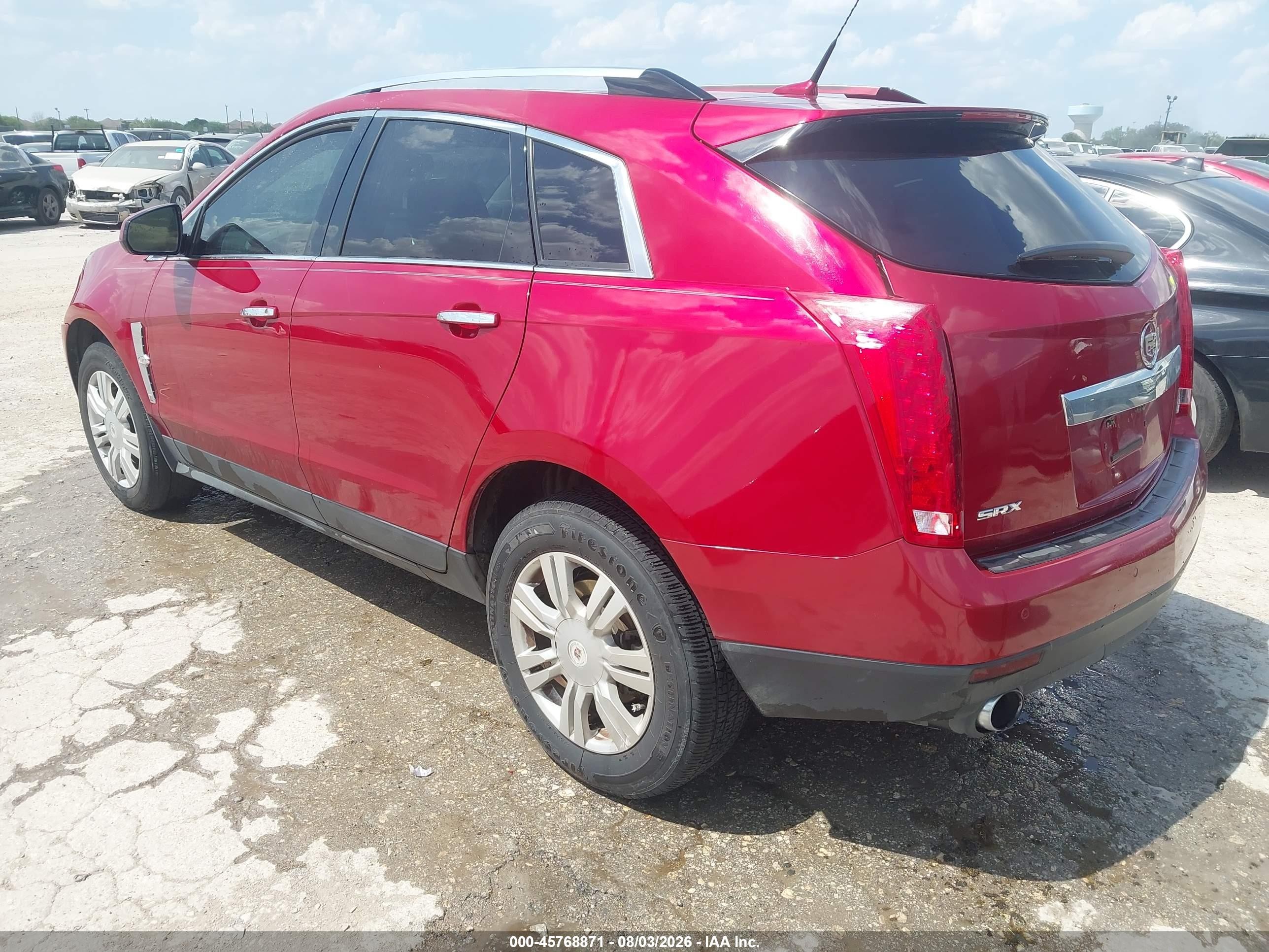 2010 Cadillac Srx Luxury Collection Maroon vin: 3GYFNAEY5AS542859