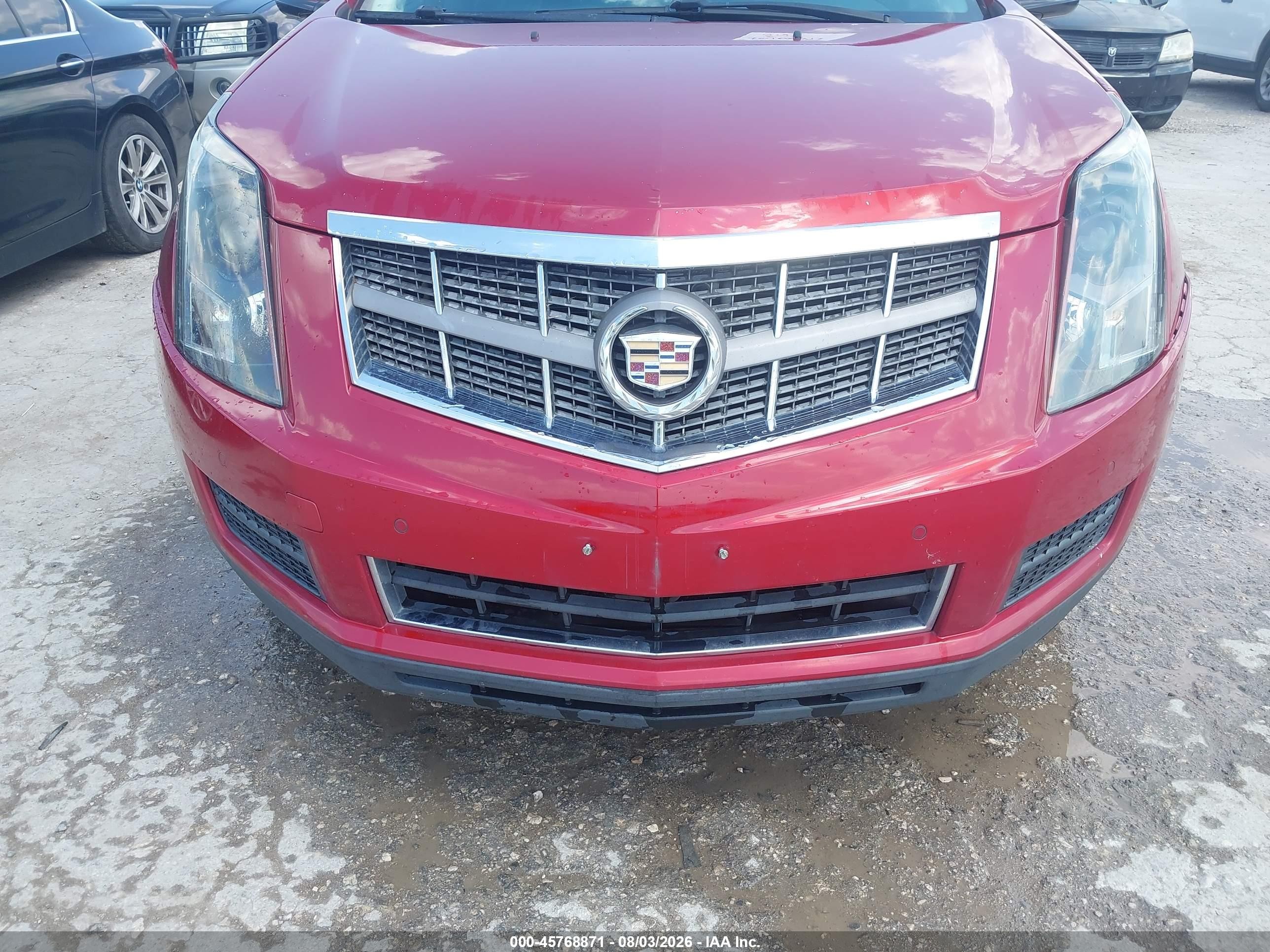 2010 Cadillac Srx Luxury Collection Maroon vin: 3GYFNAEY5AS542859