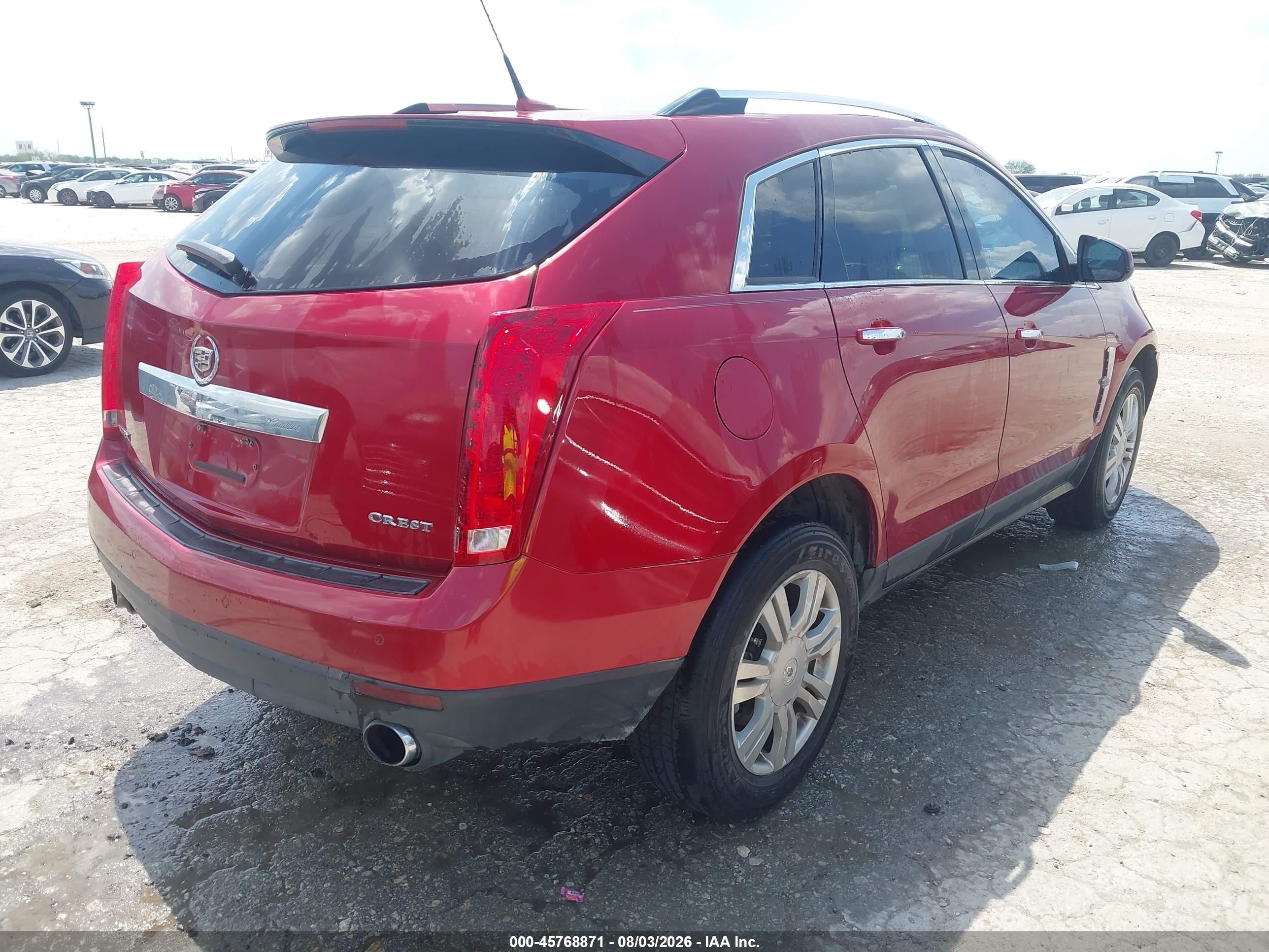 2010 Cadillac Srx Luxury Collection Maroon vin: 3GYFNAEY5AS542859