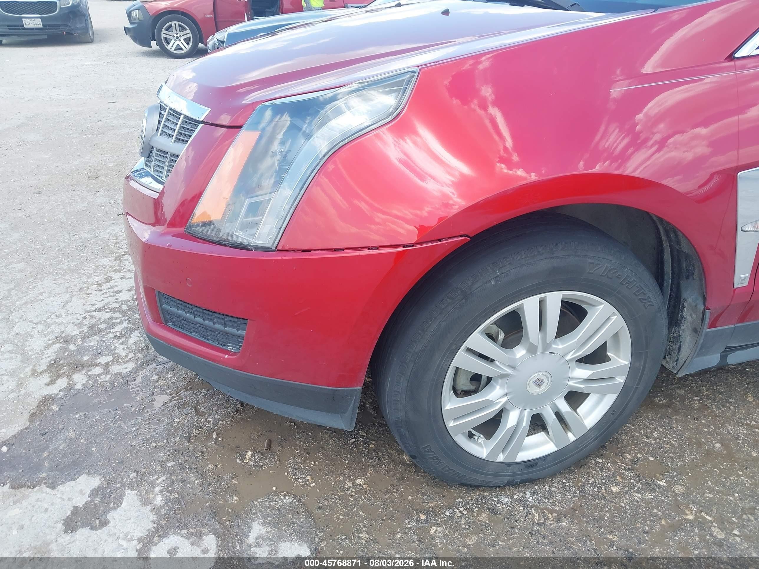 2010 Cadillac Srx Luxury Collection Maroon vin: 3GYFNAEY5AS542859