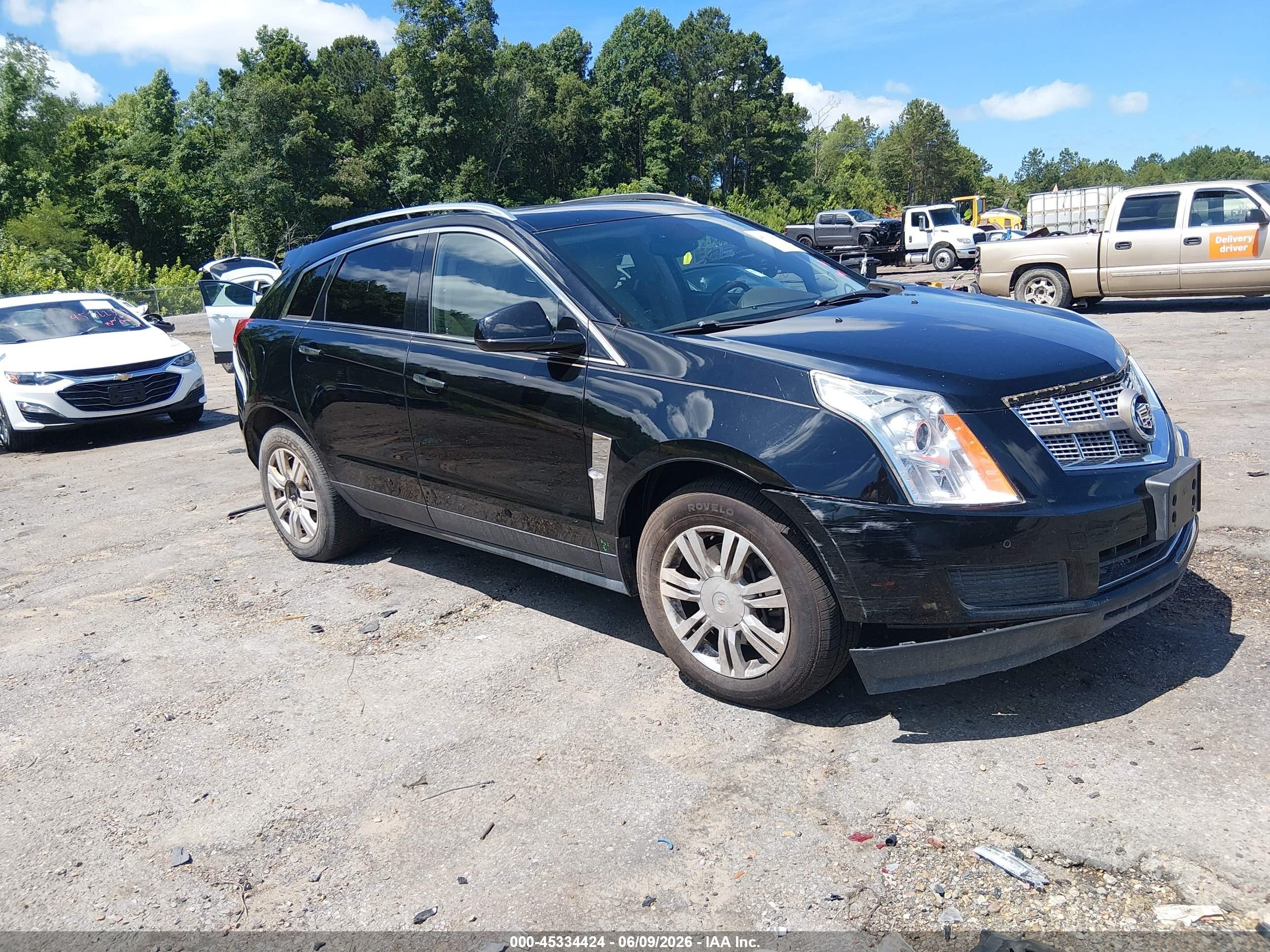 2010 Cadillac Srx Luxury Collection Black vin: 3GYFNAEY5AS641097