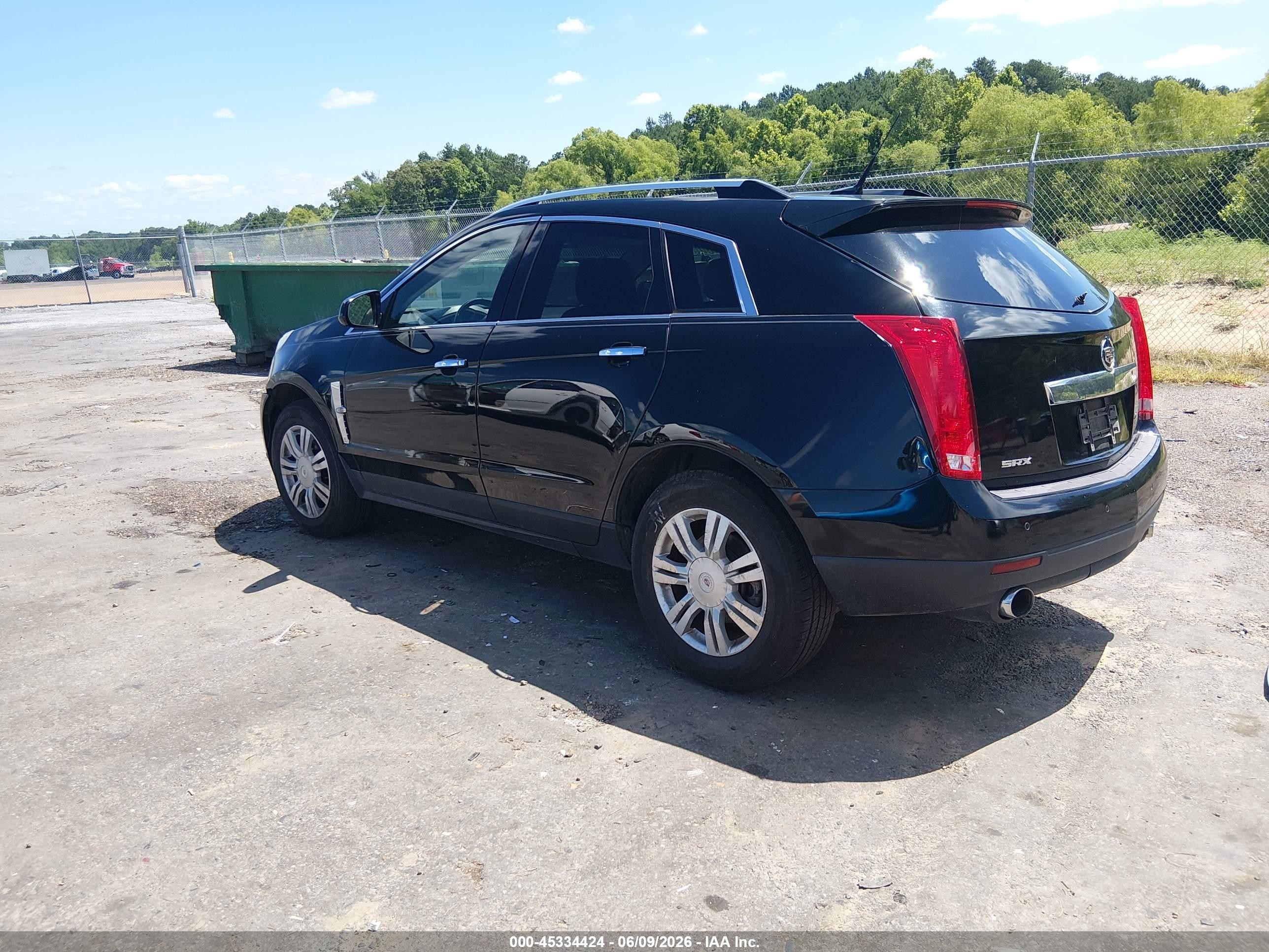 2010 Cadillac Srx Luxury Collection Black vin: 3GYFNAEY5AS641097