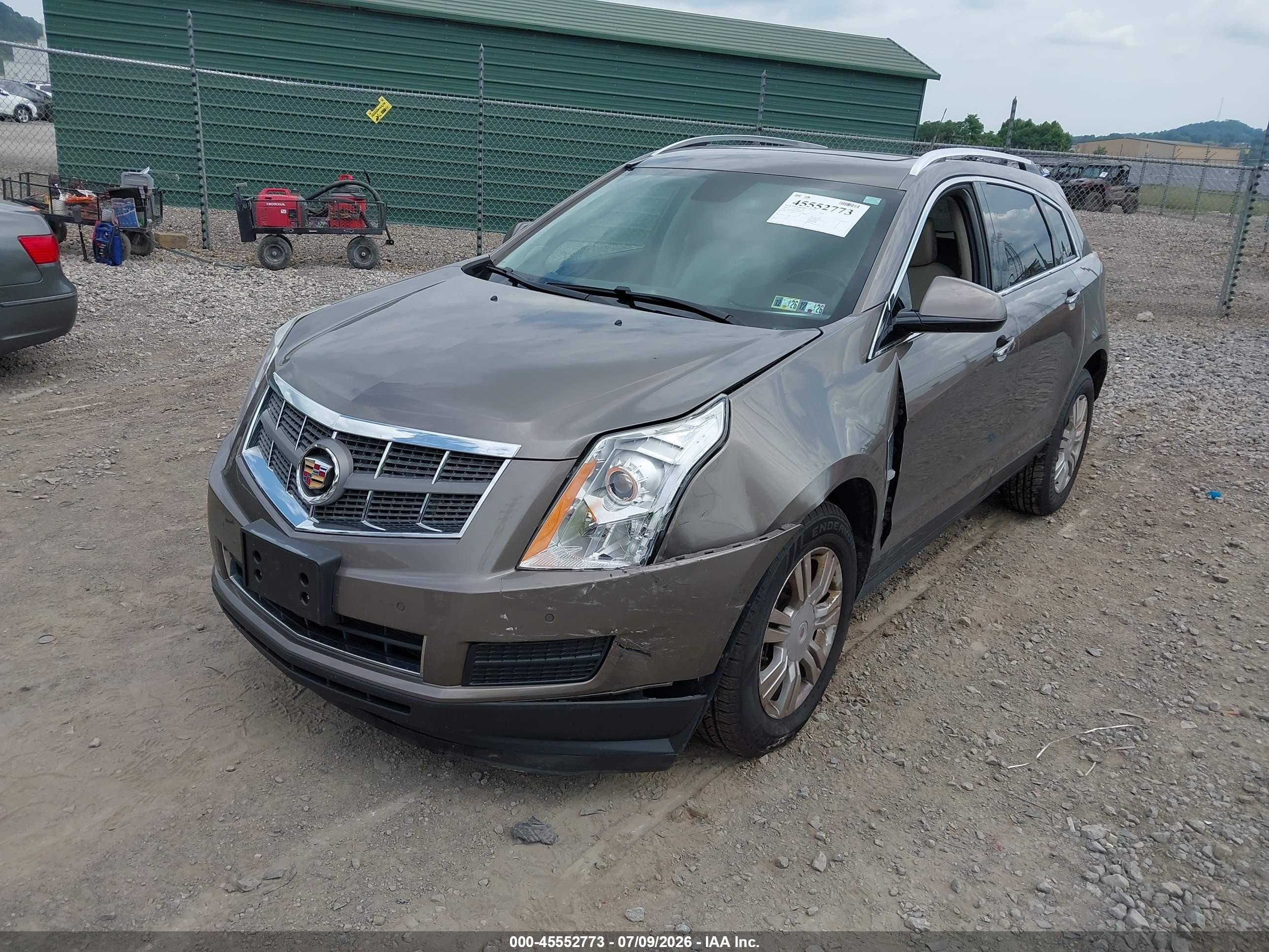 2011 Cadillac Srx Luxury Collection Brown vin: 3GYFNAEY5BS544614