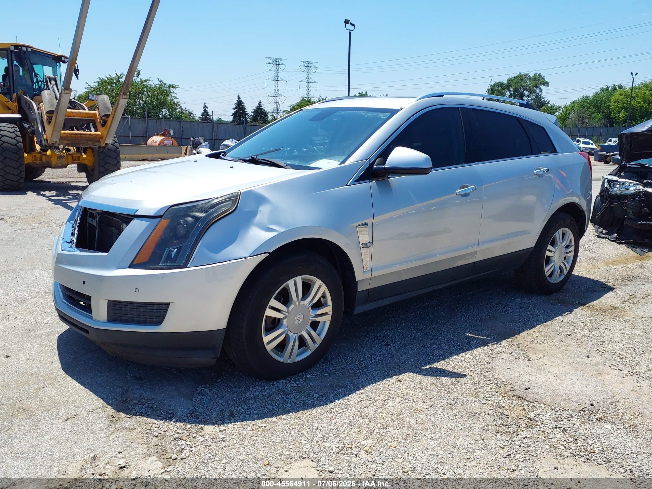 2011 Cadillac Srx Luxury Collection Silver vin: 3GYFNAEY5BS591500