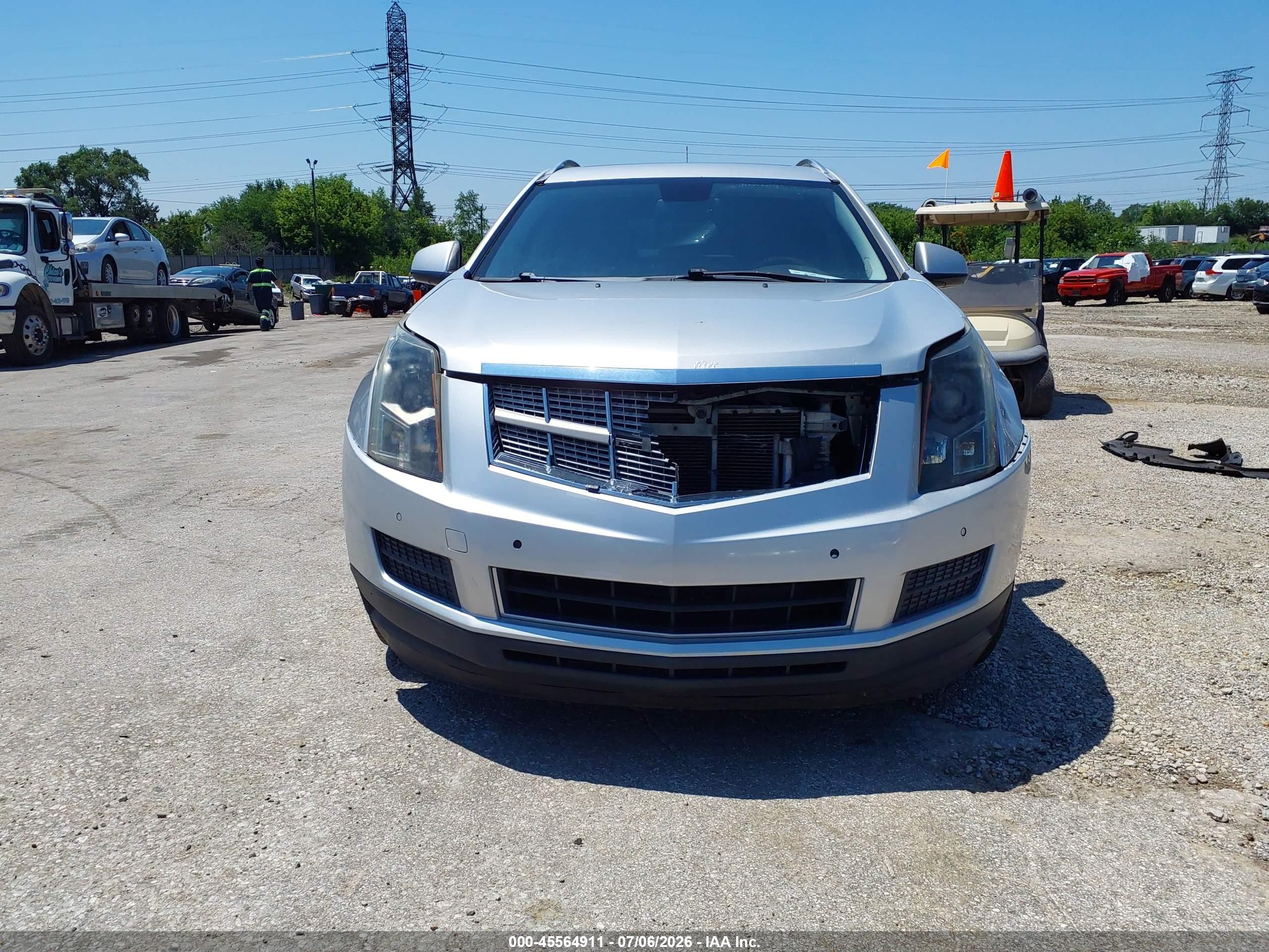 2011 Cadillac Srx Luxury Collection Silver vin: 3GYFNAEY5BS591500