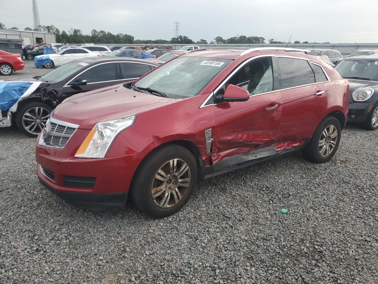 2011 Cadillac Srx Luxury Collection Красный vin: 3GYFNAEY5BS603984