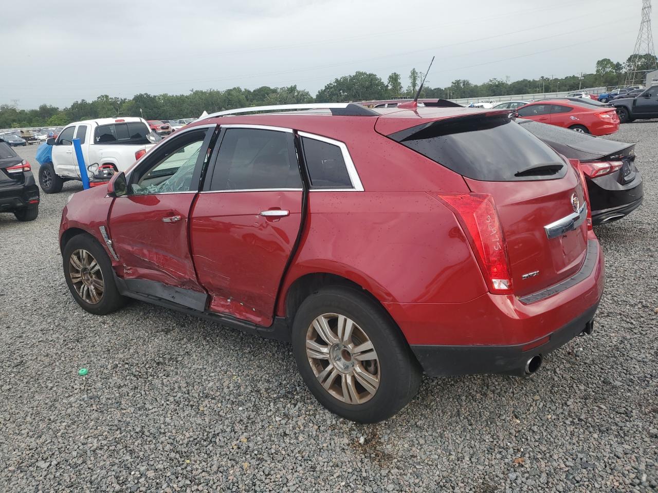 2011 Cadillac Srx Luxury Collection Red vin: 3GYFNAEY5BS603984