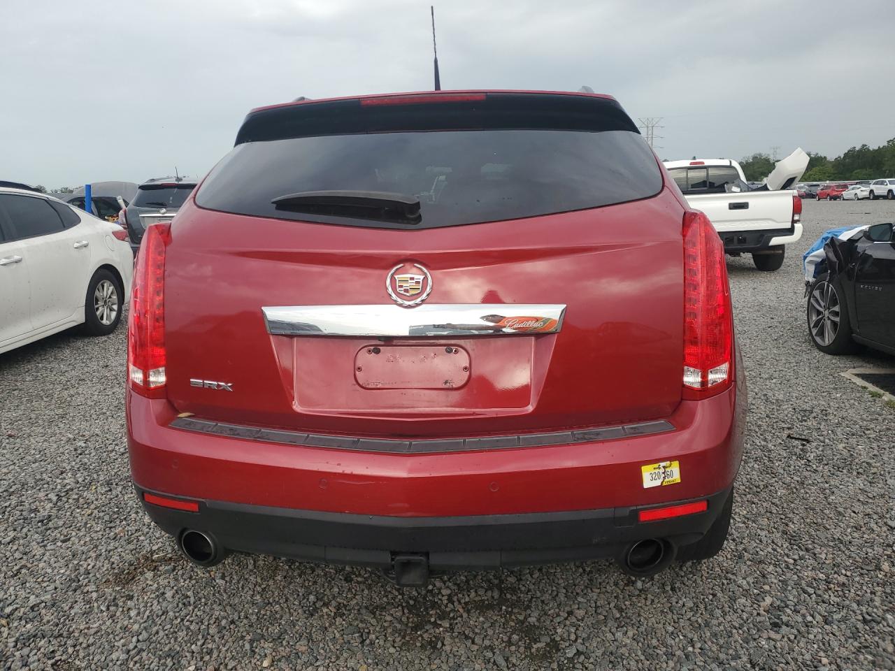 2011 Cadillac Srx Luxury Collection Red vin: 3GYFNAEY5BS603984