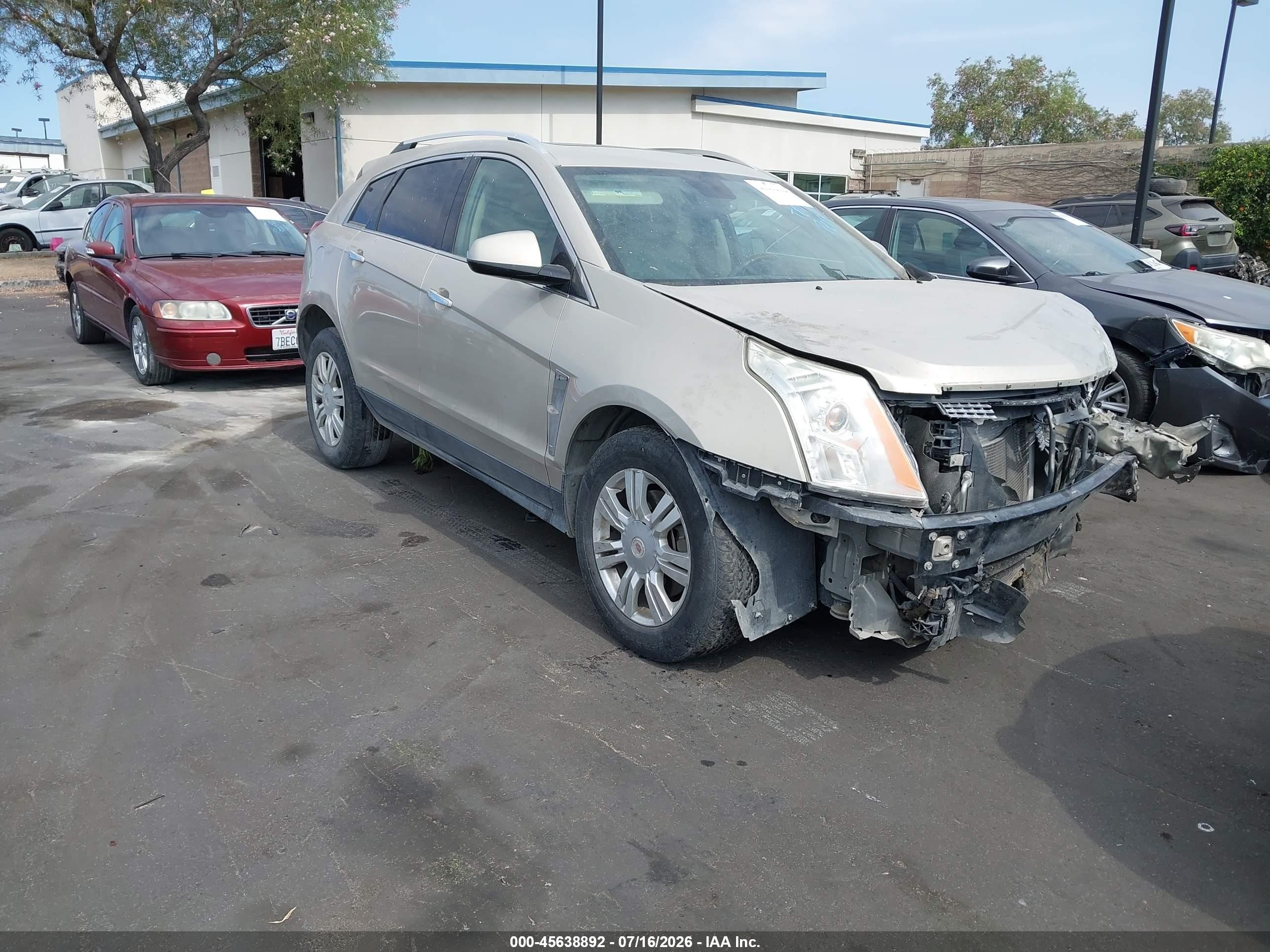 2011 Cadillac Srx Luxury Collection Gold vin: 3GYFNAEY5BS611647
