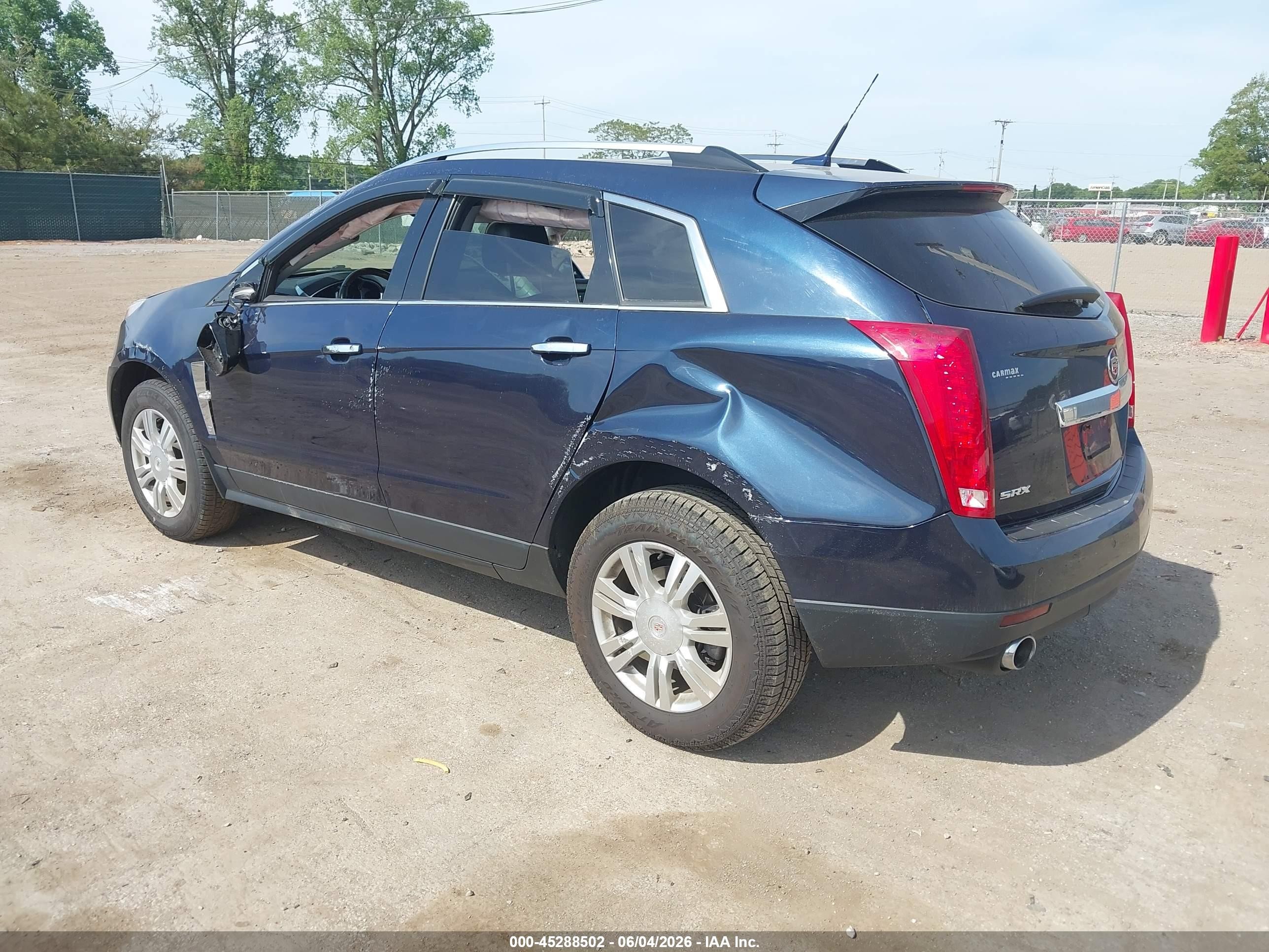 2010 Cadillac Srx Luxury Collection Blue vin: 3GYFNAEY6AS604804
