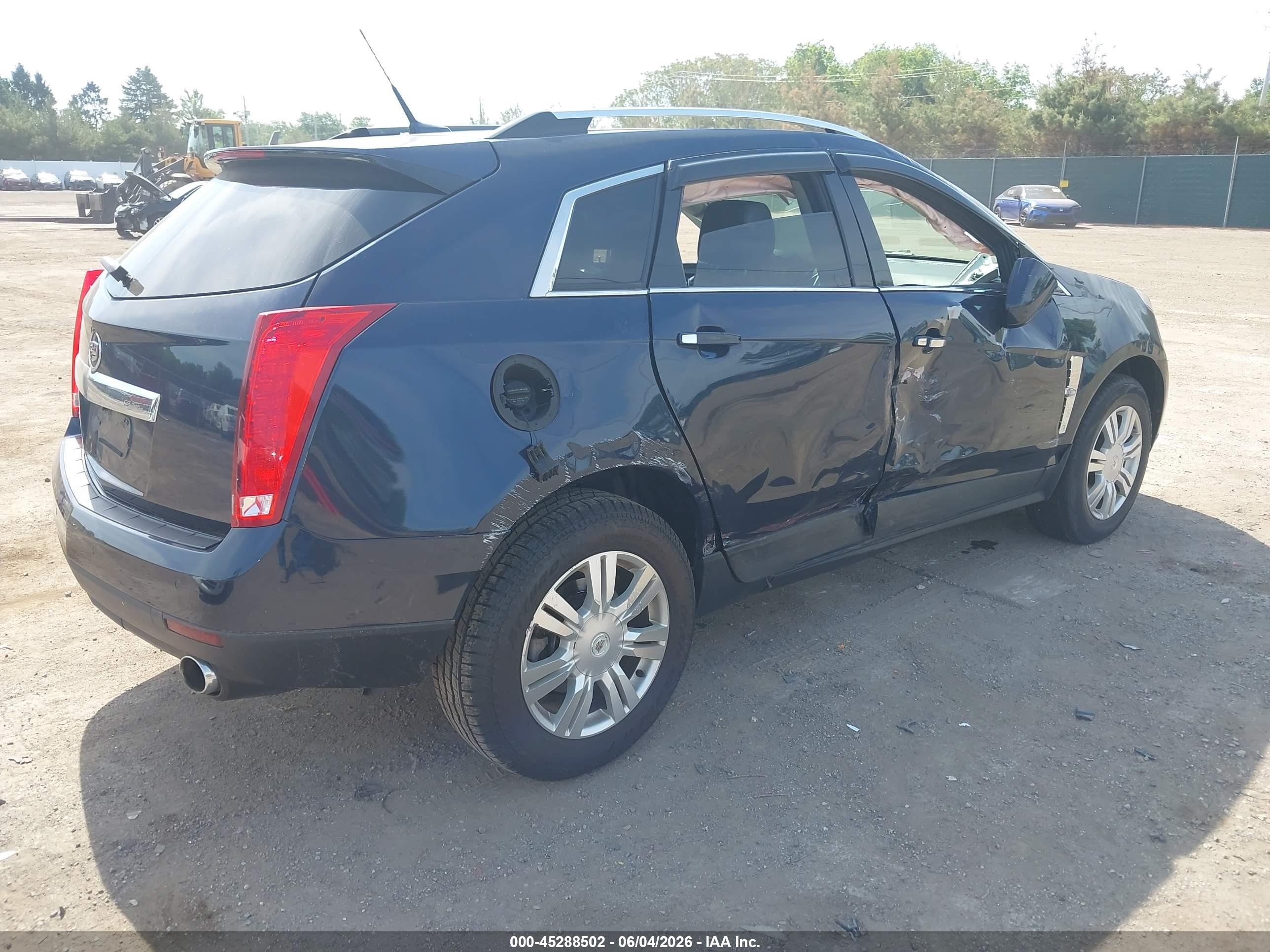 2010 Cadillac Srx Luxury Collection Blue vin: 3GYFNAEY6AS604804