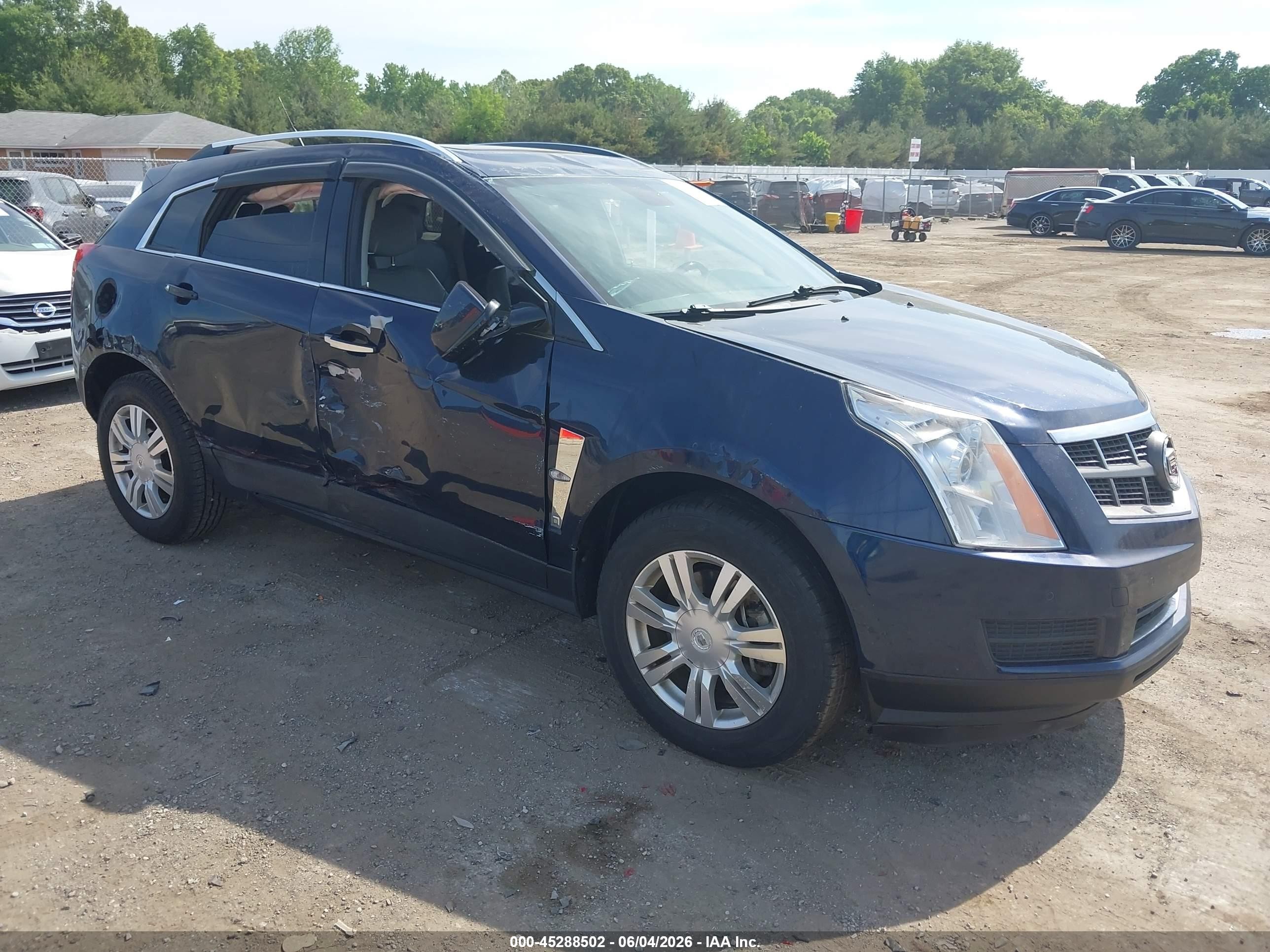 2010 Cadillac Srx Luxury Collection Blue vin: 3GYFNAEY6AS604804