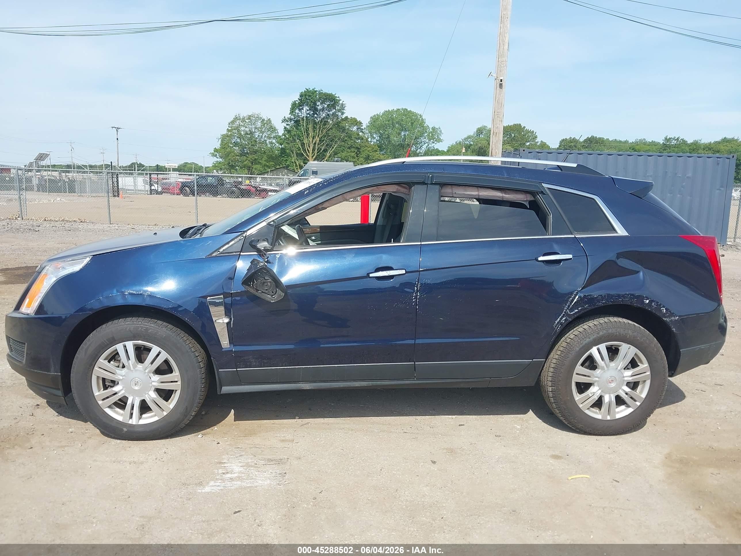 2010 Cadillac Srx Luxury Collection Blue vin: 3GYFNAEY6AS604804