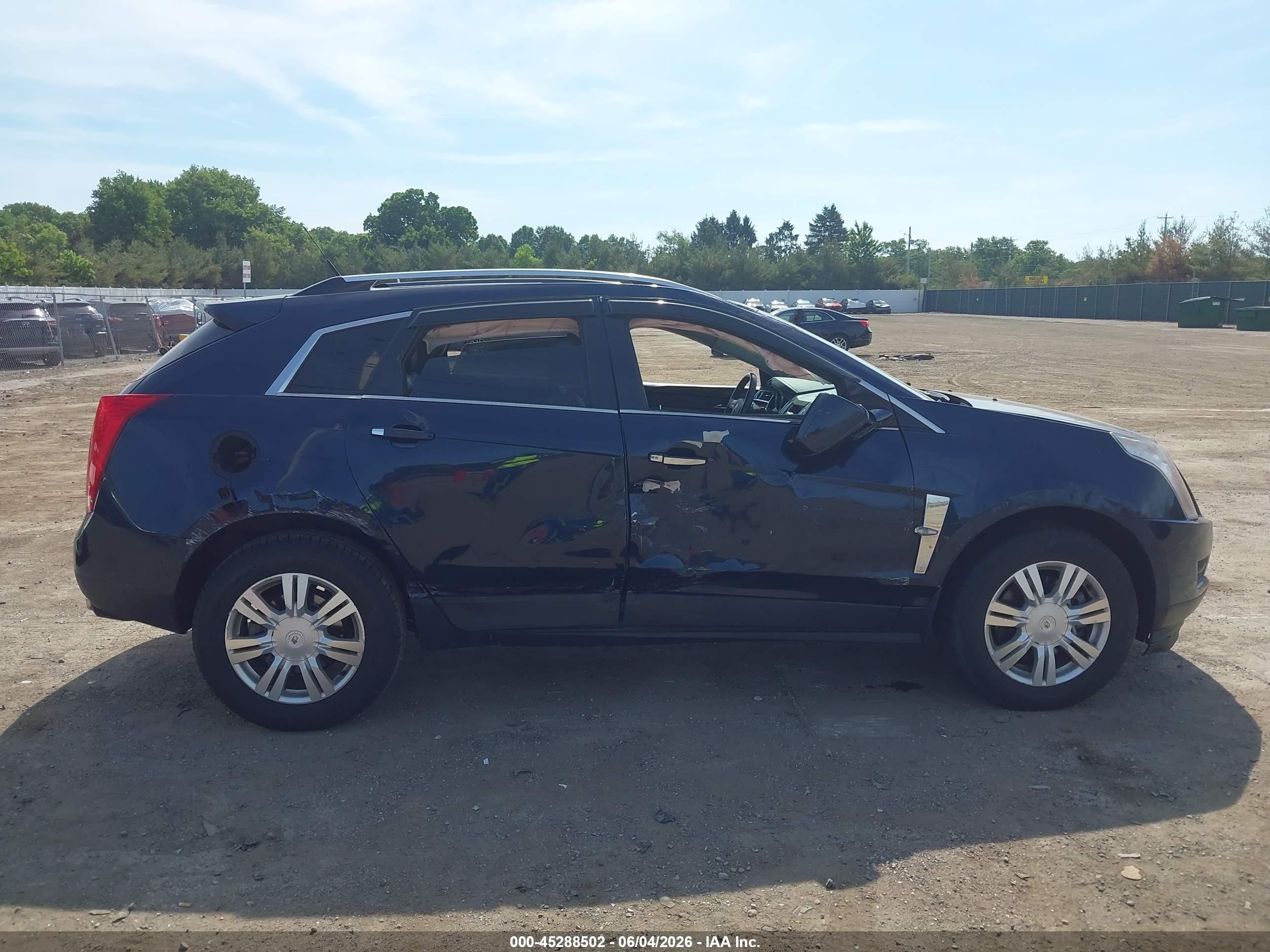 2010 Cadillac Srx Luxury Collection Blue vin: 3GYFNAEY6AS604804