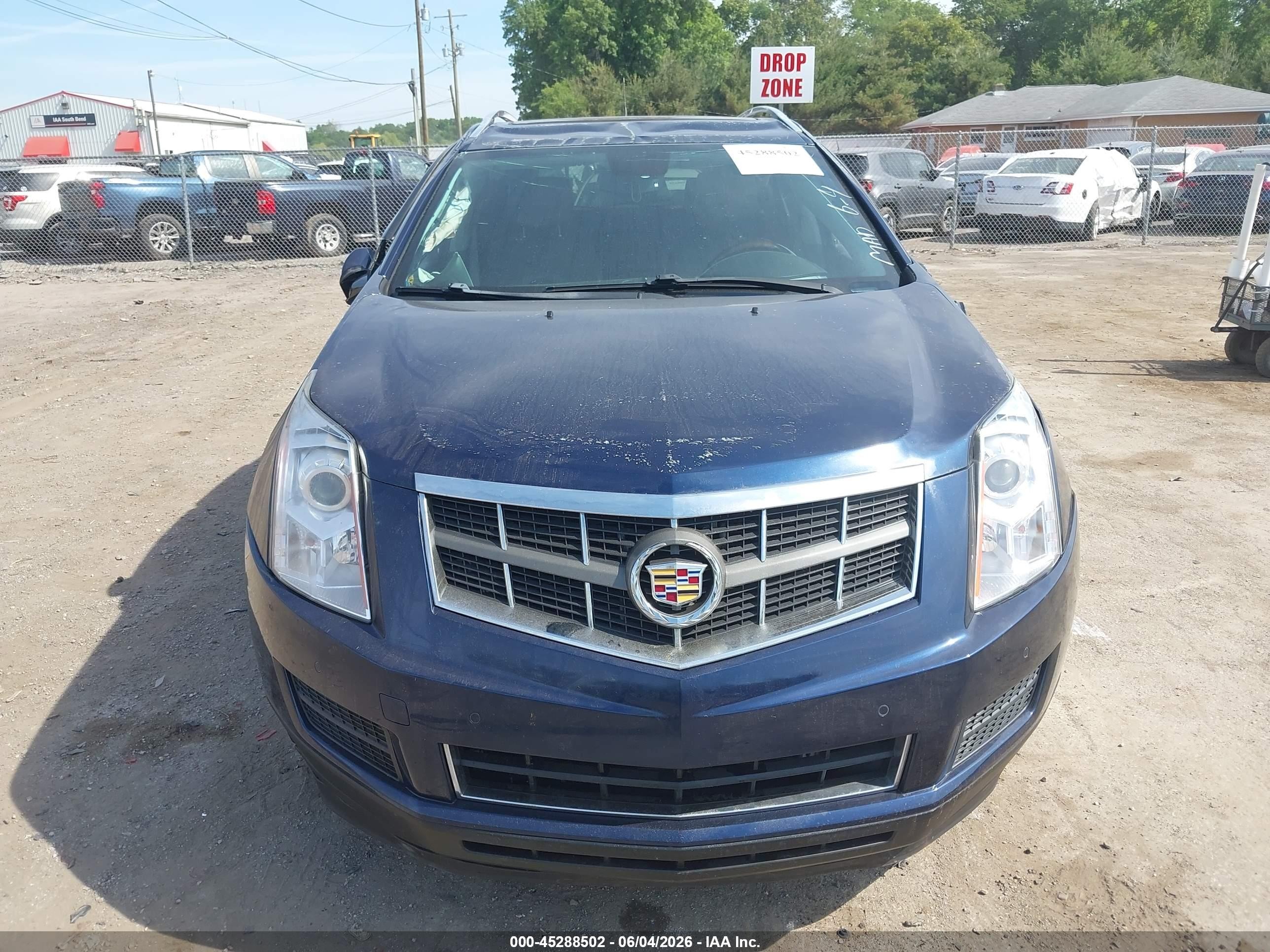 2010 Cadillac Srx Luxury Collection Blue vin: 3GYFNAEY6AS604804