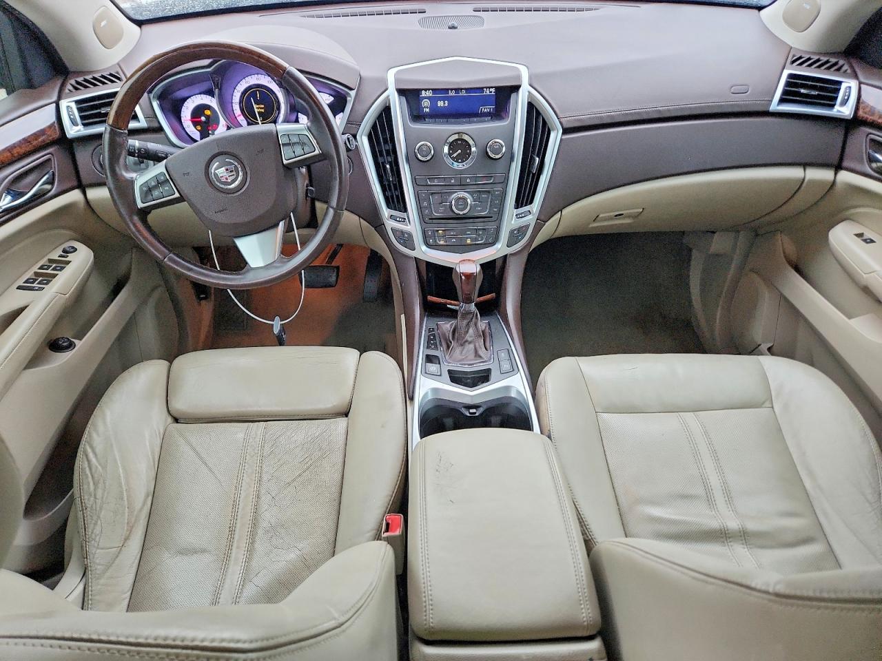 2010 Cadillac Srx Luxury Collection White vin: 3GYFNAEY6AS630979