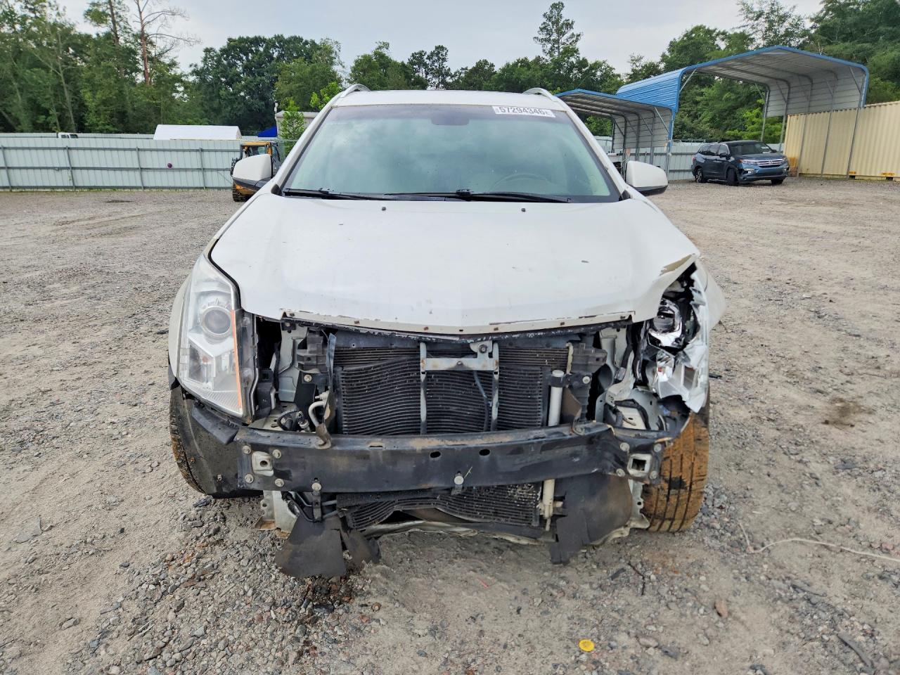 2010 Cadillac Srx Luxury Collection White vin: 3GYFNAEY6AS630979