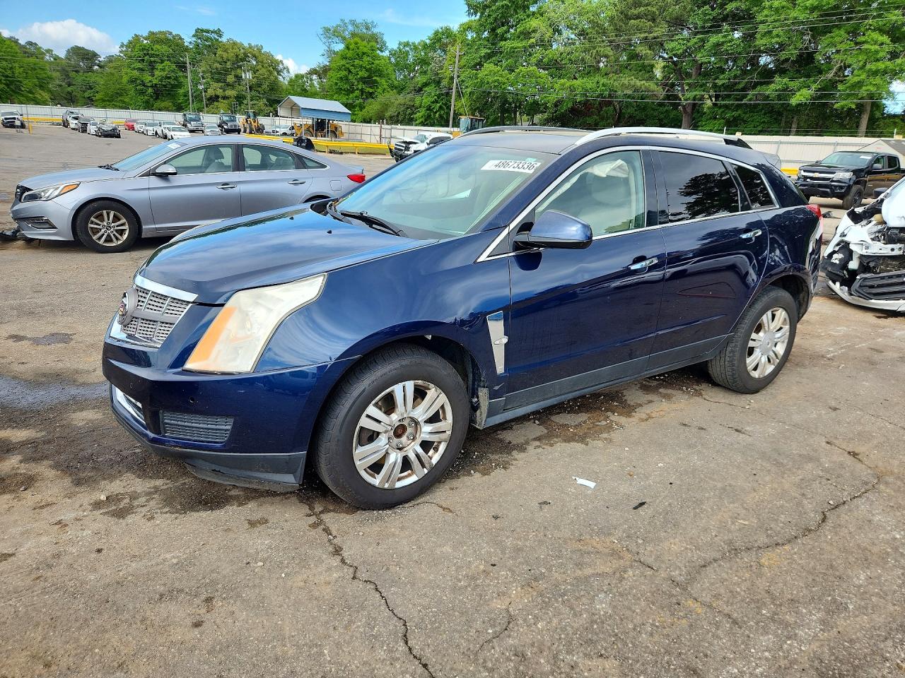 2010 Cadillac Srx Luxury Collection Blue vin: 3GYFNAEY6AS631663