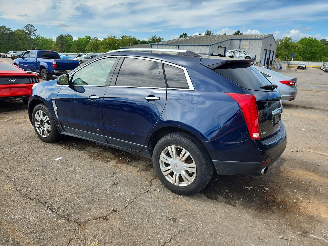 2010 Cadillac Srx Luxury Collection Blue vin: 3GYFNAEY6AS631663