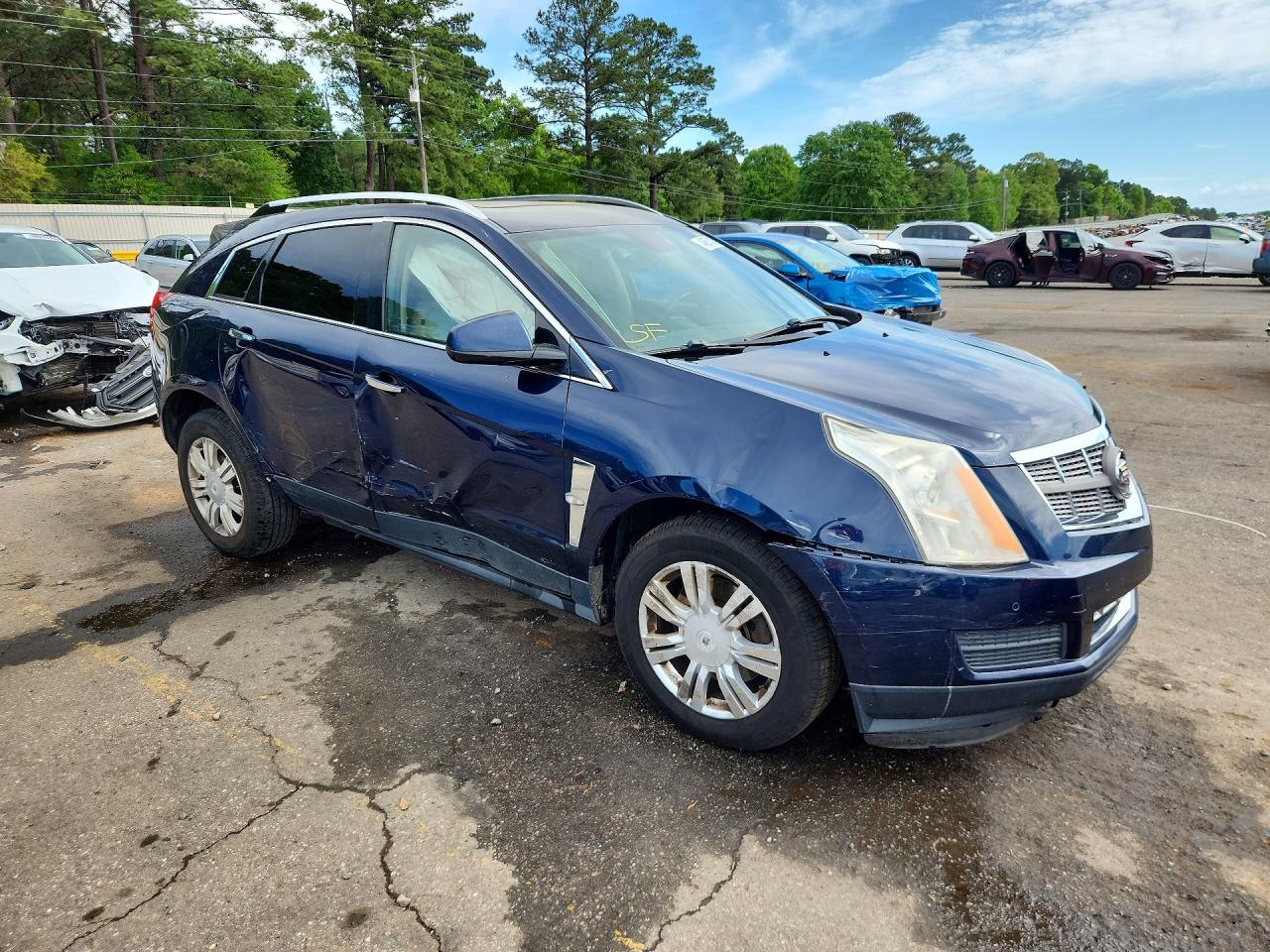 2010 Cadillac Srx Luxury Collection Blue vin: 3GYFNAEY6AS631663