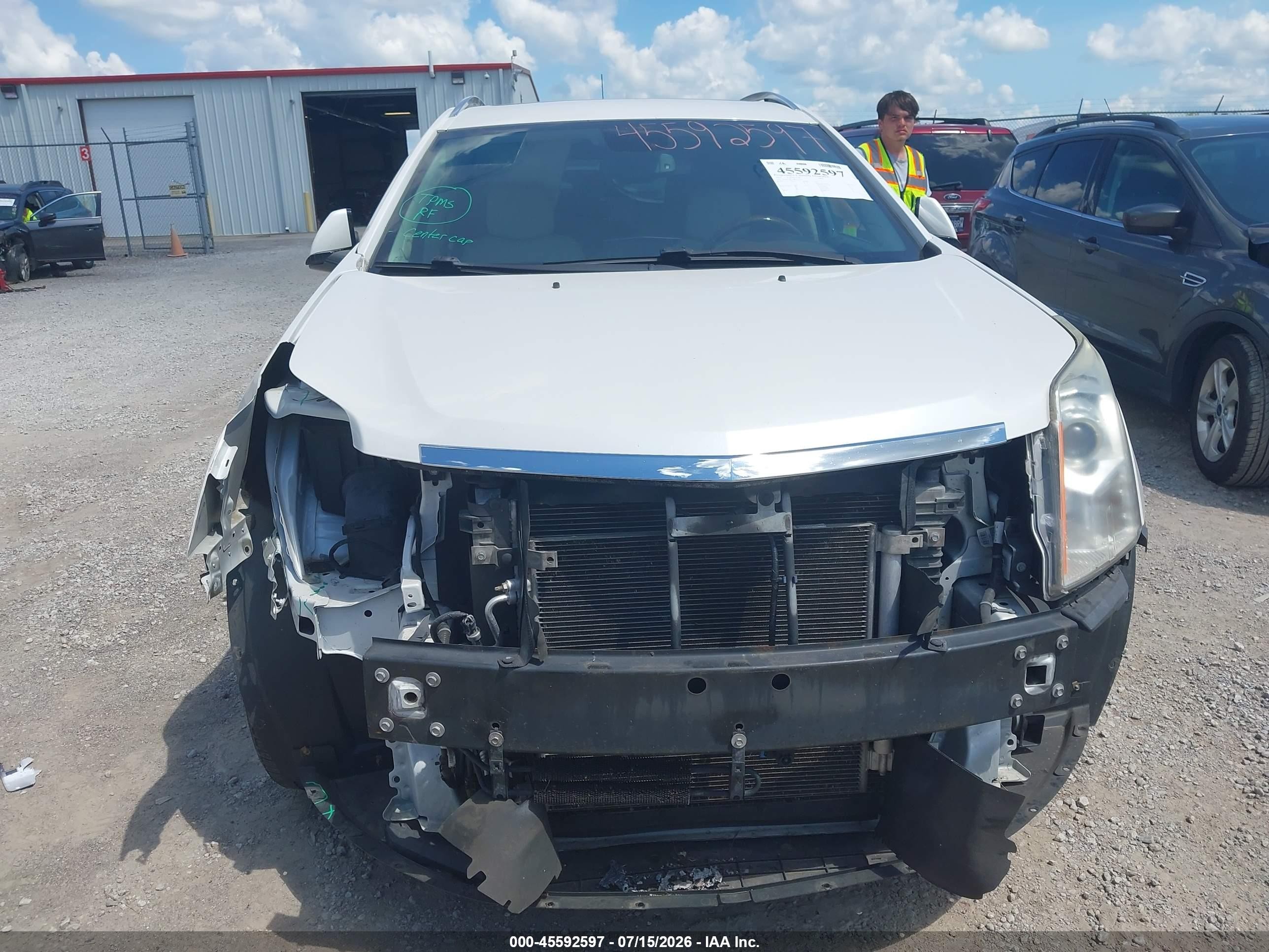 2011 Cadillac Srx Luxury Collection White vin: 3GYFNAEY6BS555279