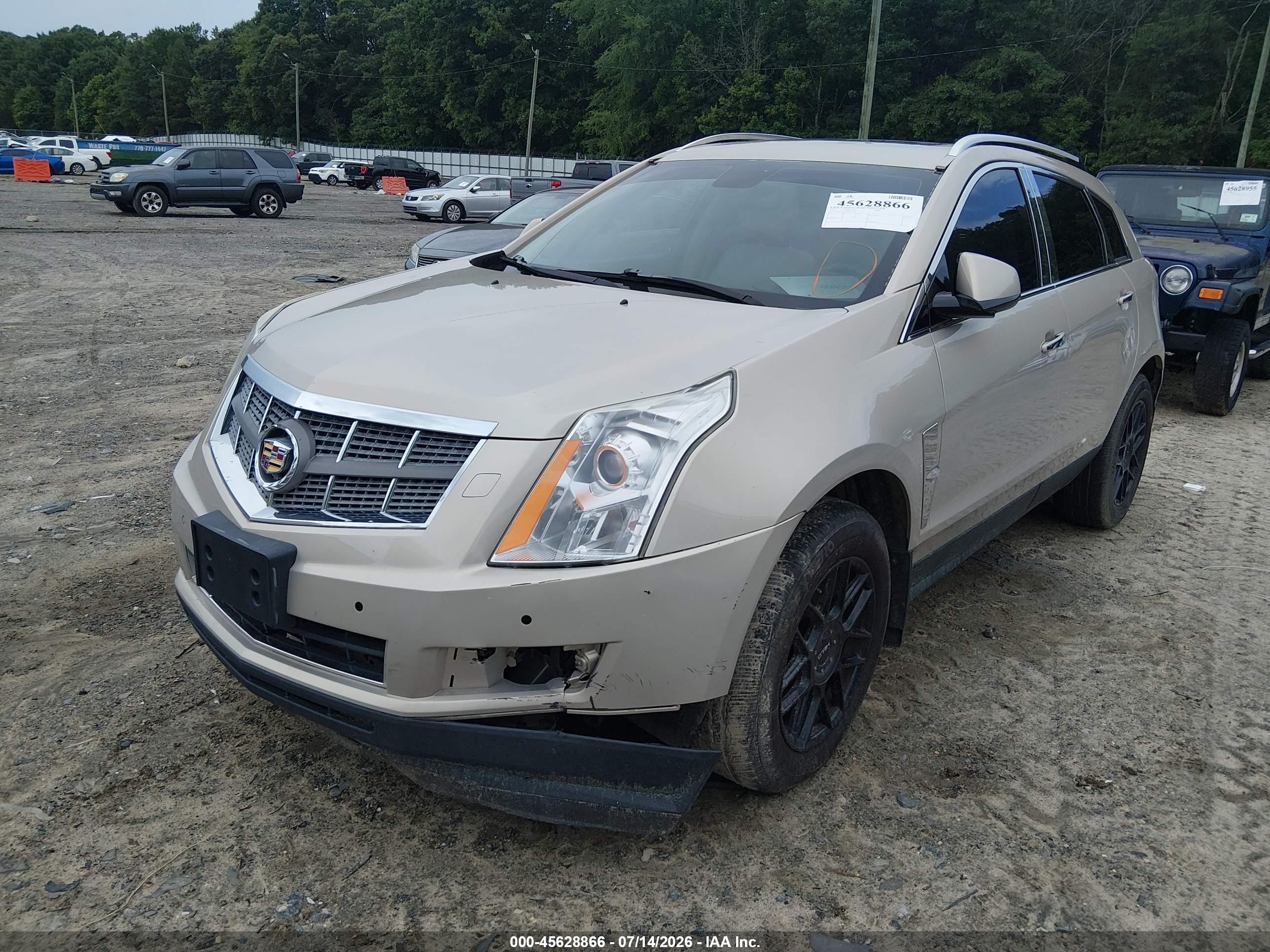 2011 Cadillac Srx Luxury Collection Gold vin: 3GYFNAEY6BS597466