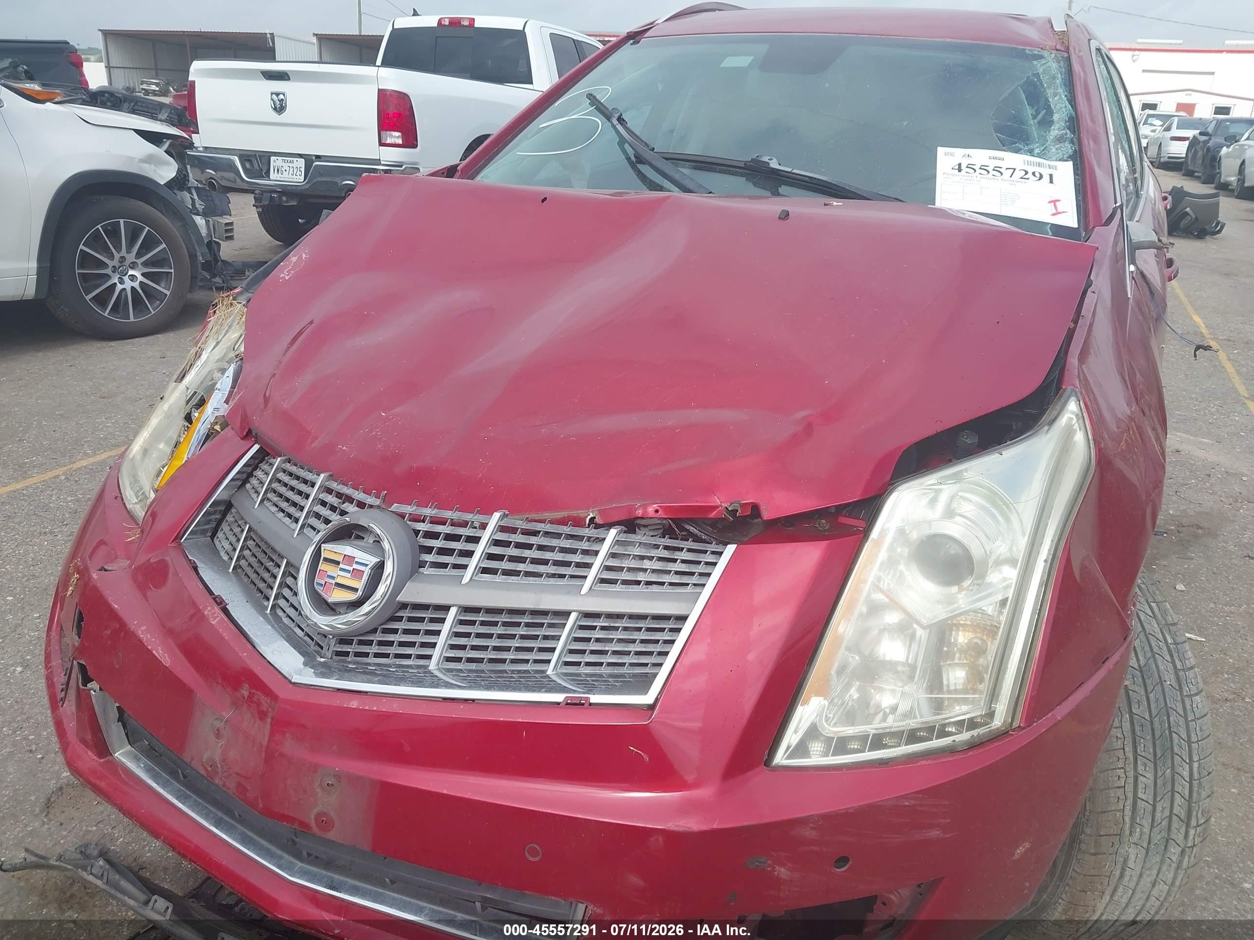 2011 Cadillac Srx Luxury Collection Burgundy vin: 3GYFNAEY6BS613505