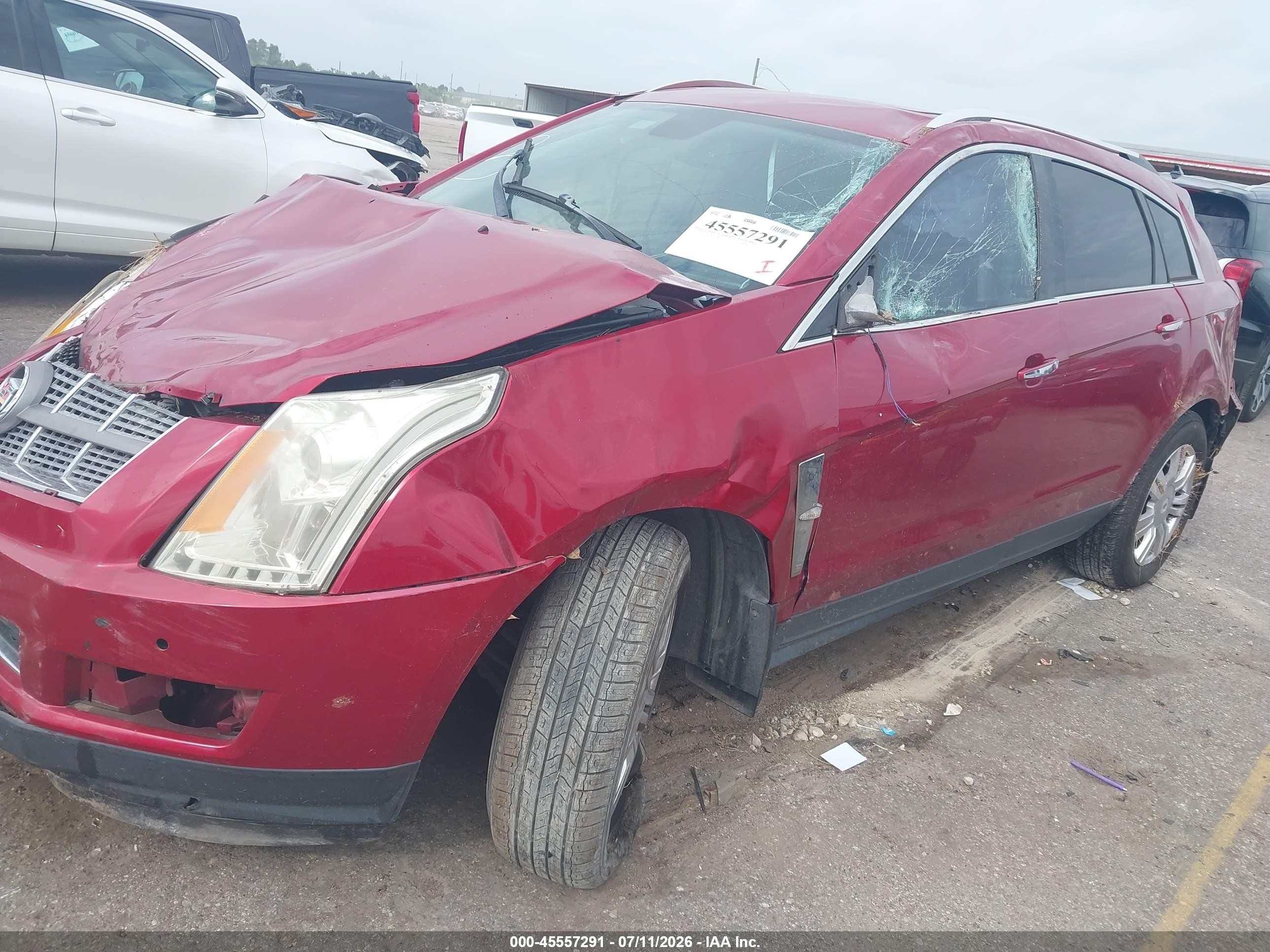 2011 Cadillac Srx Luxury Collection Burgundy vin: 3GYFNAEY6BS613505