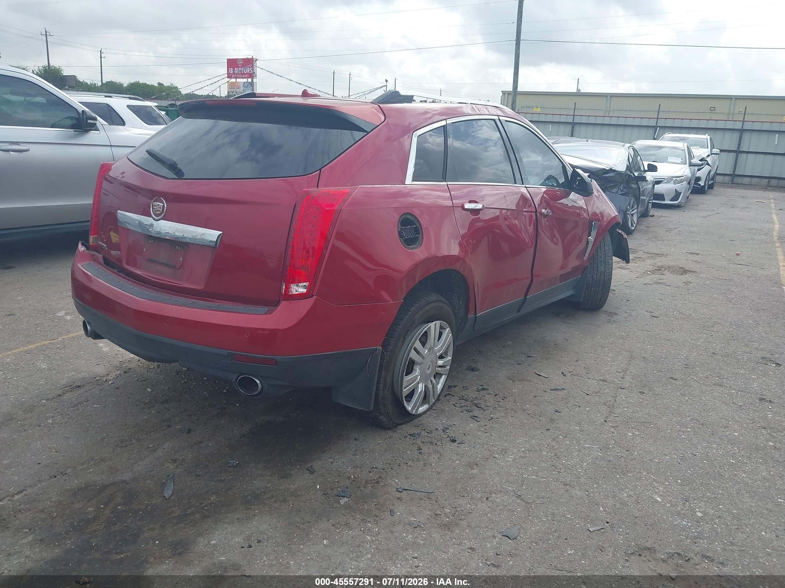 2011 Cadillac Srx Luxury Collection Burgundy vin: 3GYFNAEY6BS613505