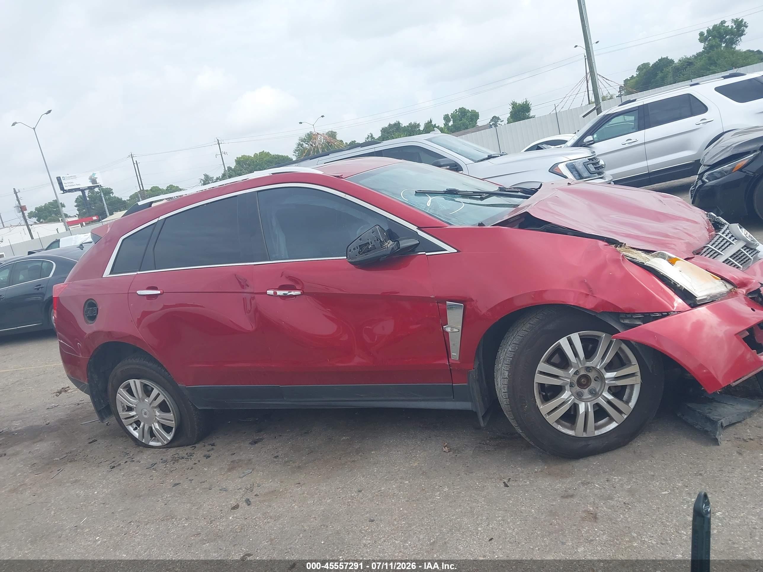2011 Cadillac Srx Luxury Collection Burgundy vin: 3GYFNAEY6BS613505