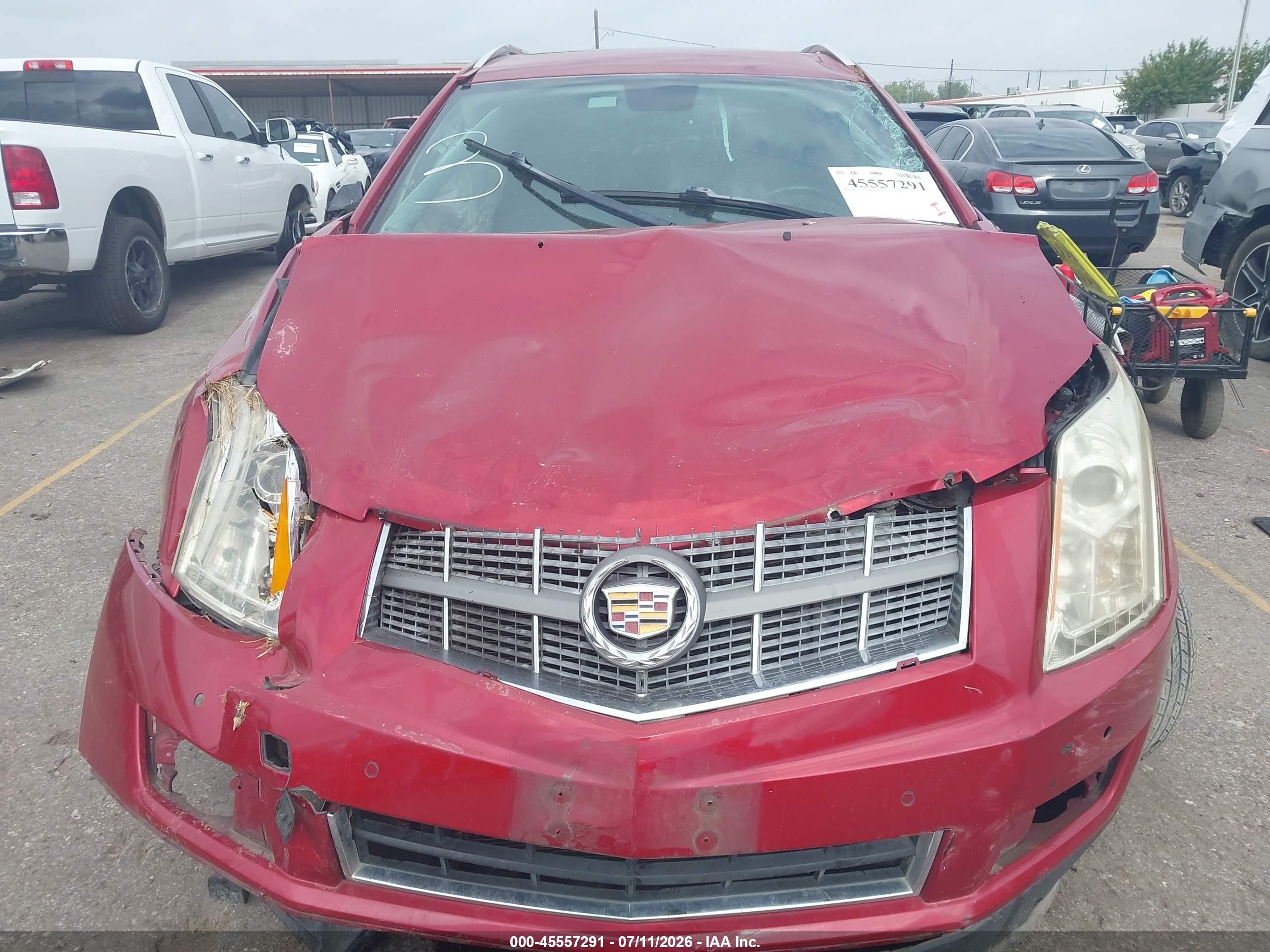 2011 Cadillac Srx Luxury Collection Burgundy vin: 3GYFNAEY6BS613505