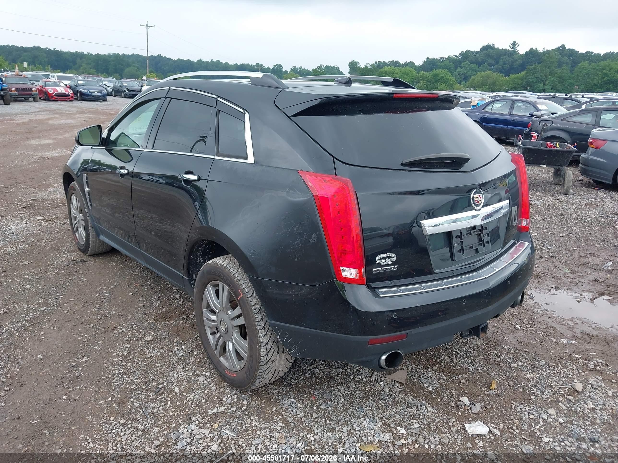 2010 Cadillac Srx Luxury Collection Черный vin: 3GYFNAEY7AS535458